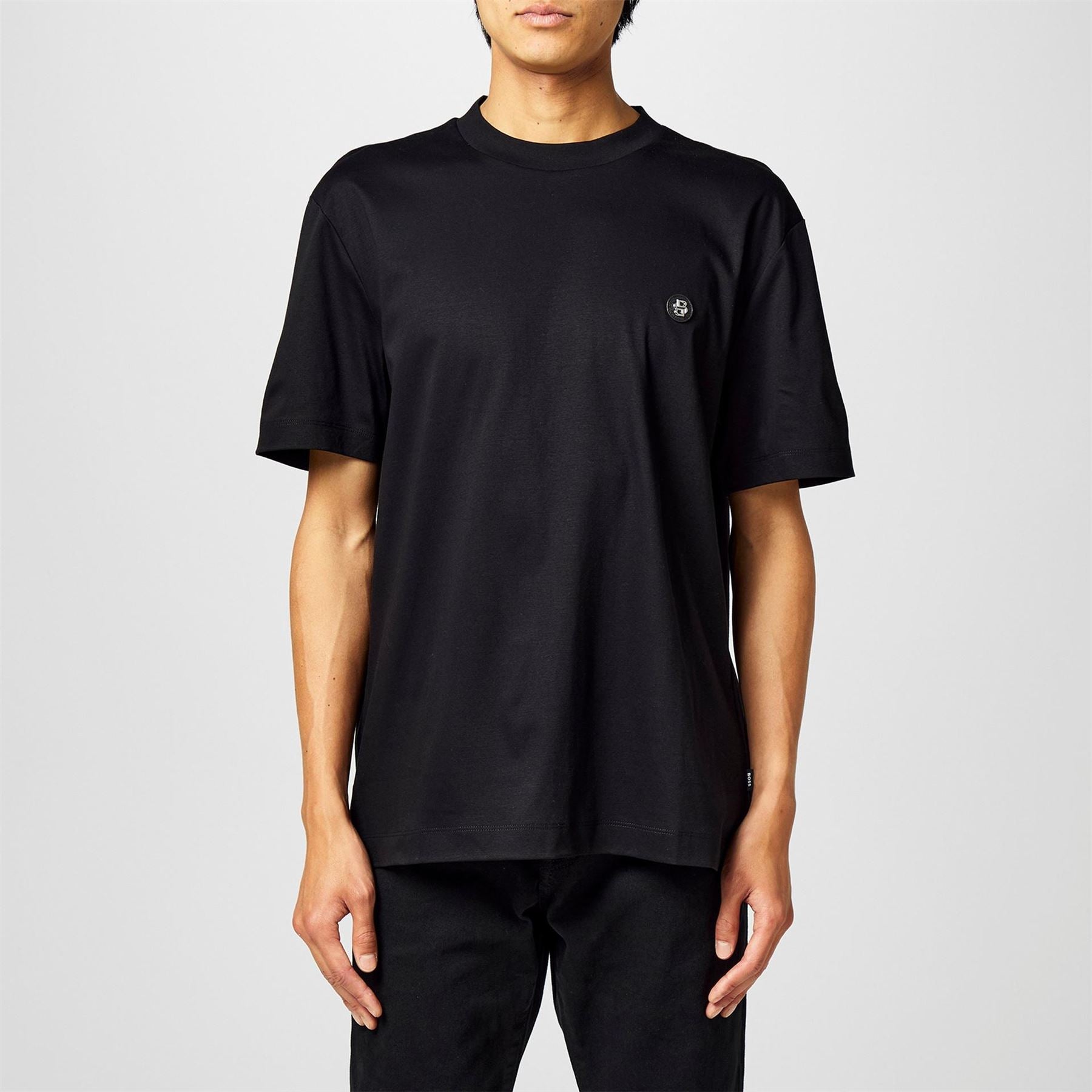 Boss BOSS BLACK Taut Minimalist Design T Shirt with Logo Detail