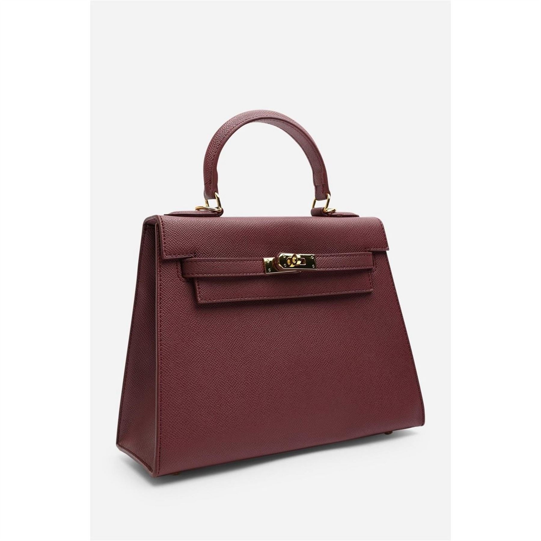 Wheres That From Handle Satchel Mini Tote Bag With Turn Lock