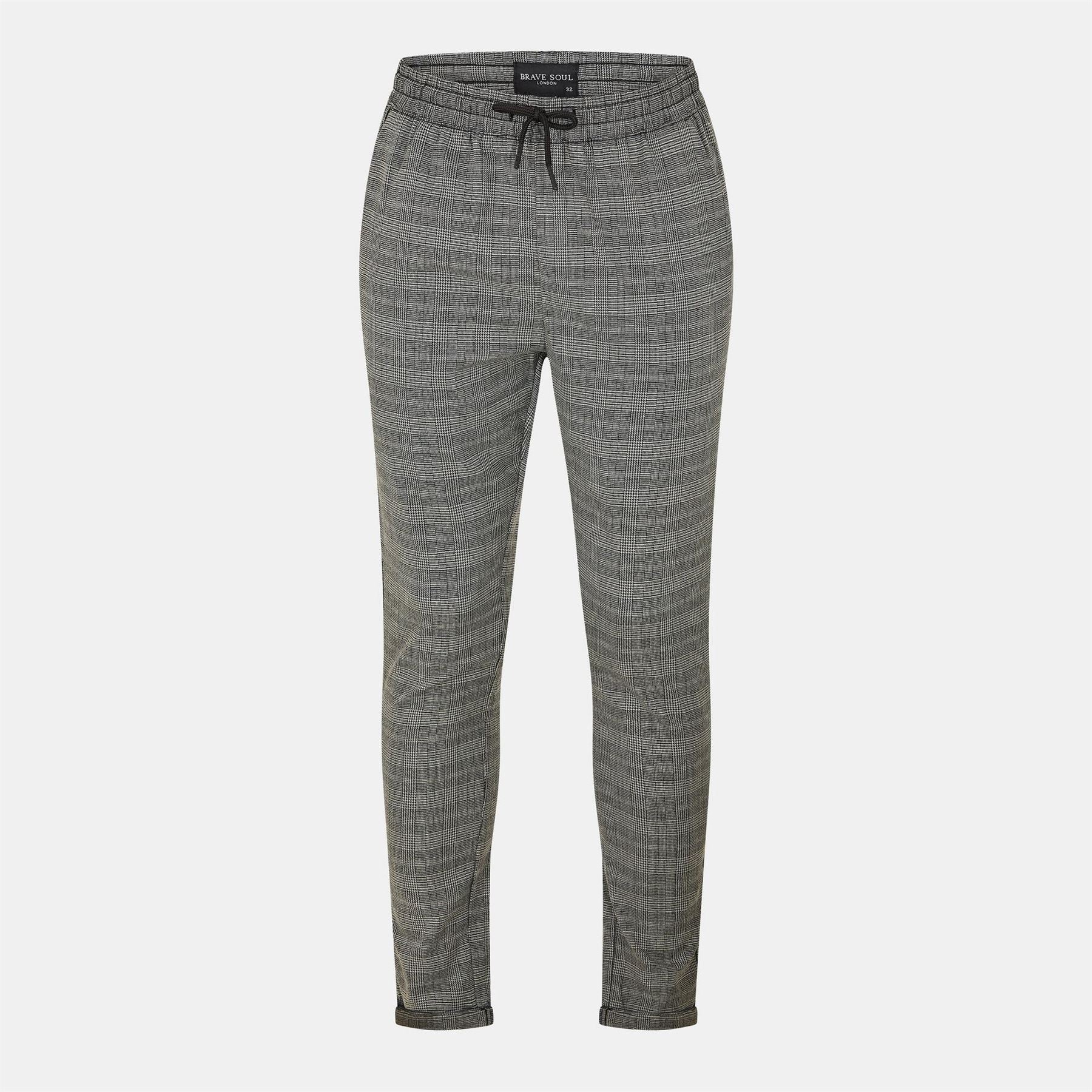 Brave Soul Checked Trouser