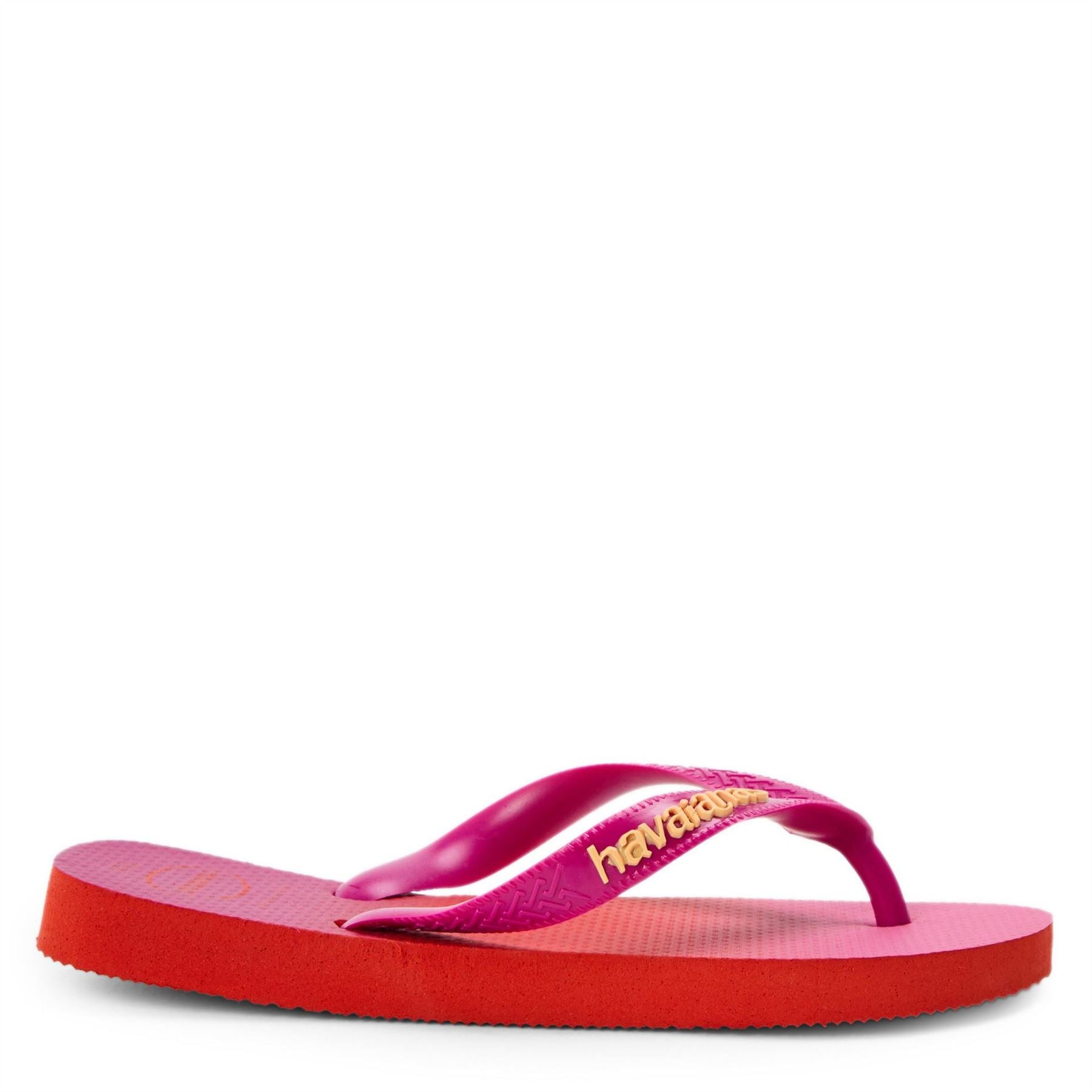 Havaianas Hav. Top Fashion Gold Yellow 33 34 Flip Flops Womens