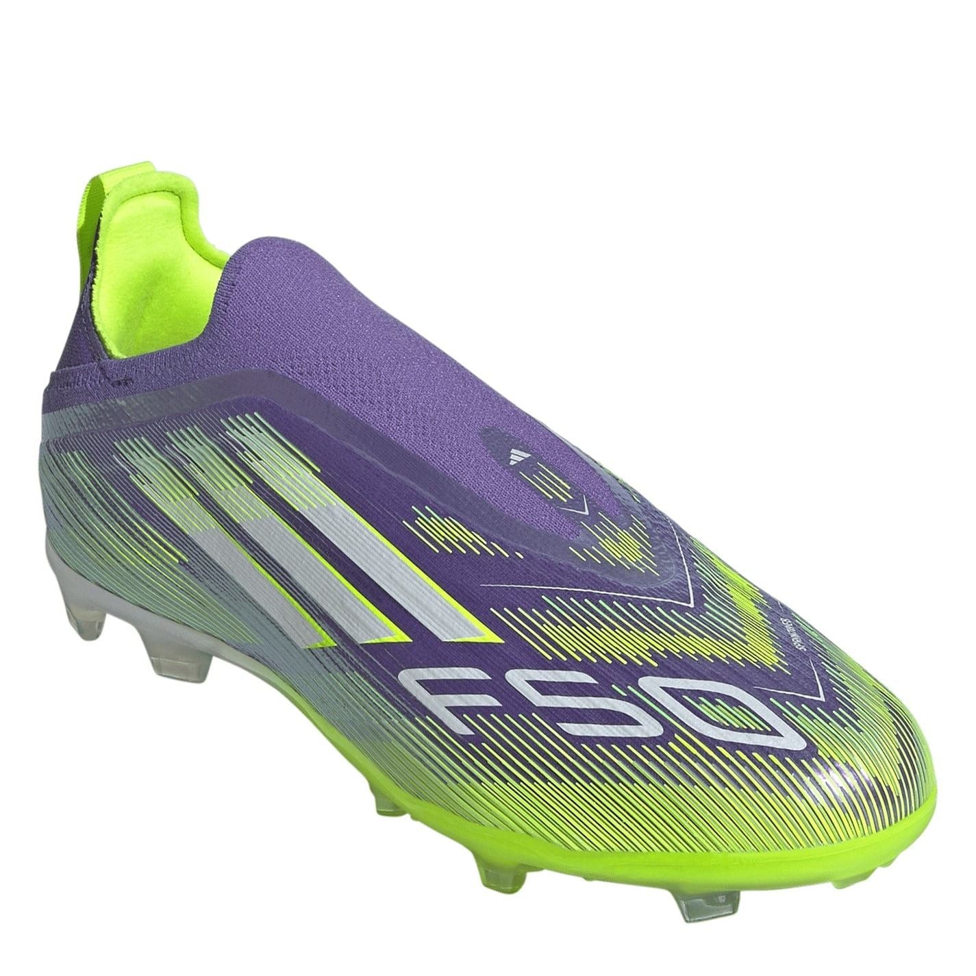adidas F50 Laceless Childrens Firm Ground Football Boots