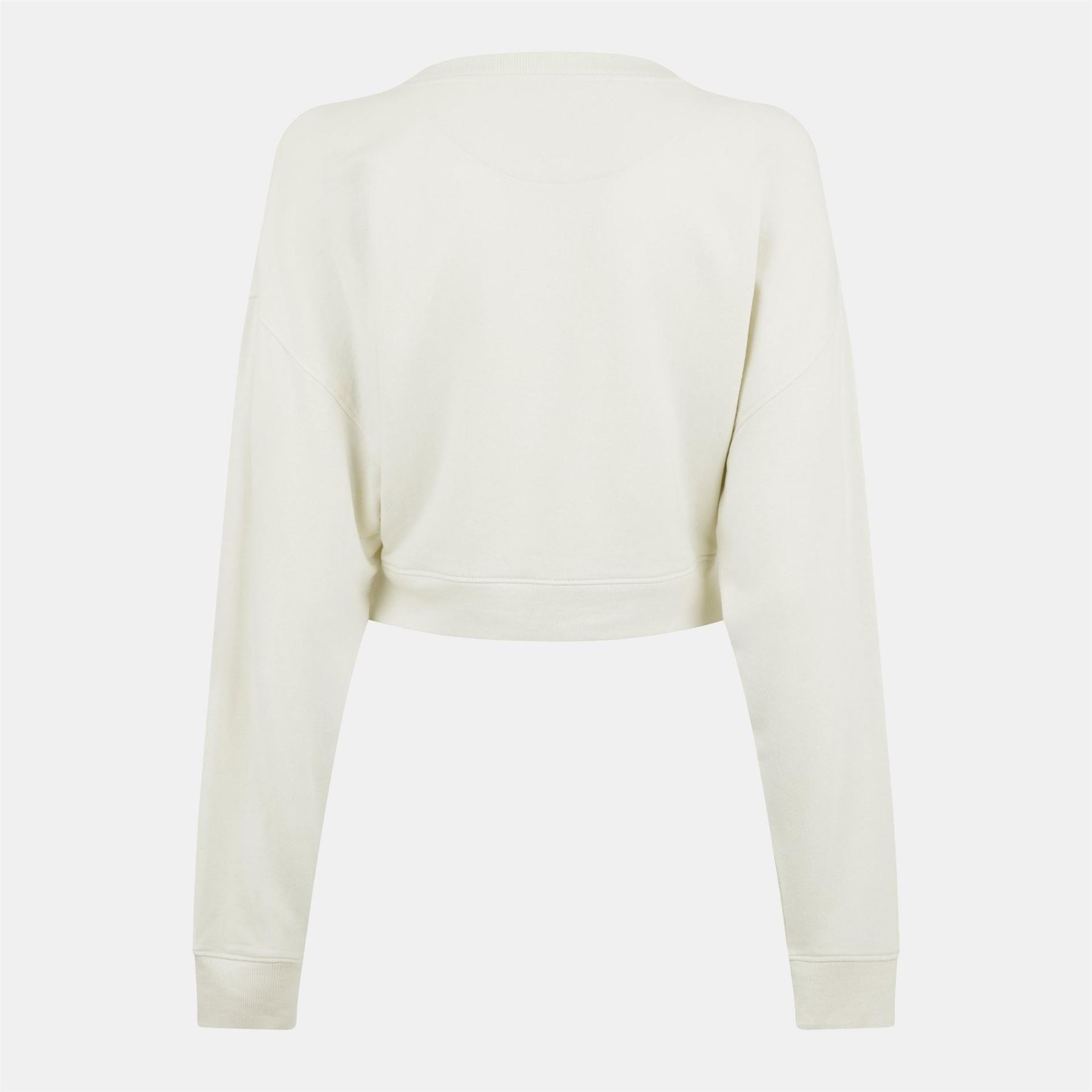 Jack Wills Cropped Crew Modal Sweatshirt