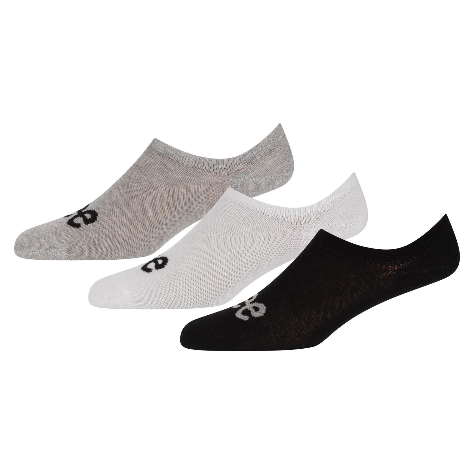 Lee Unisex 3 Pack Invisible Trainer Socks