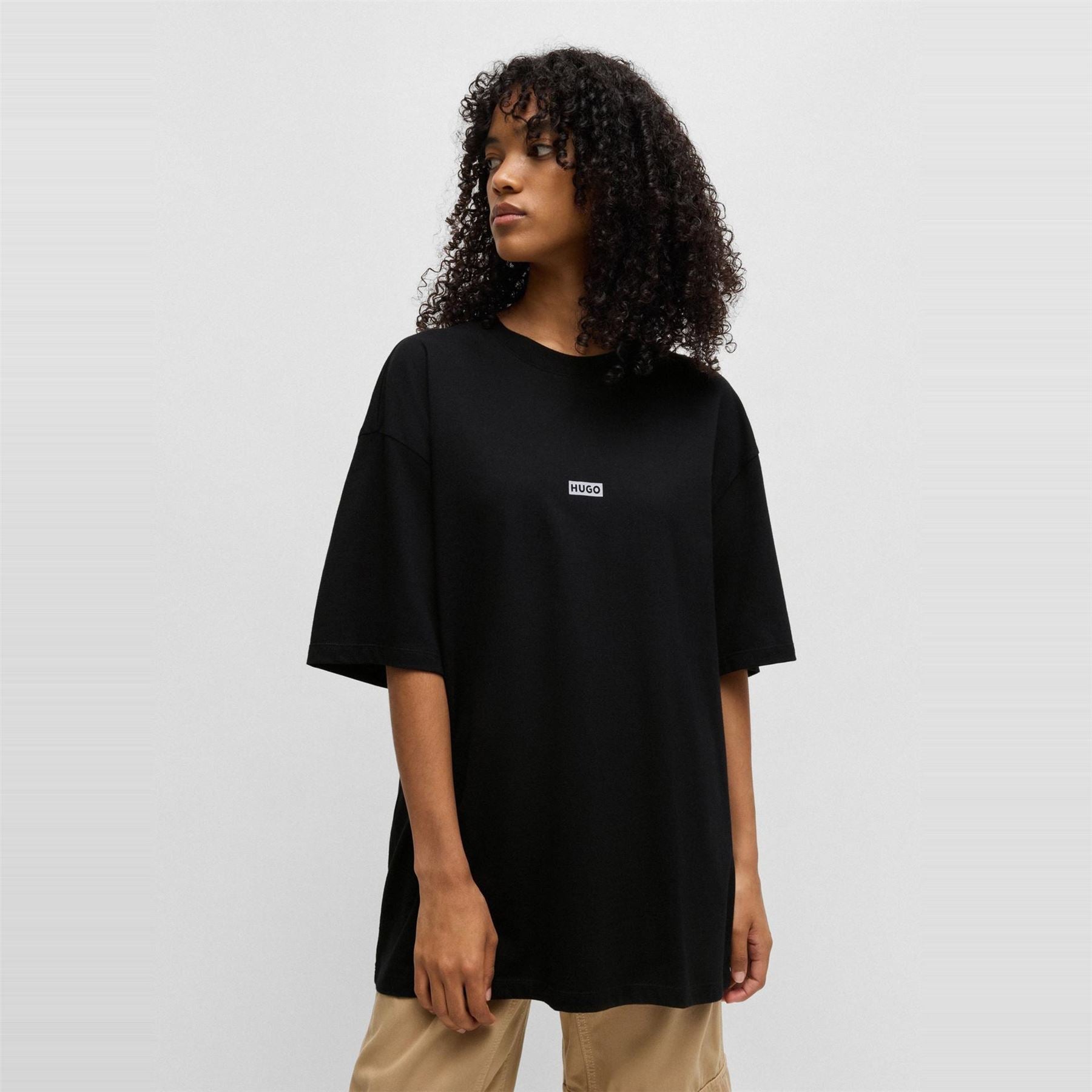 Hugo HUGO Printed Logo Back T Shirt with MCMXCIII text   Regular Fit