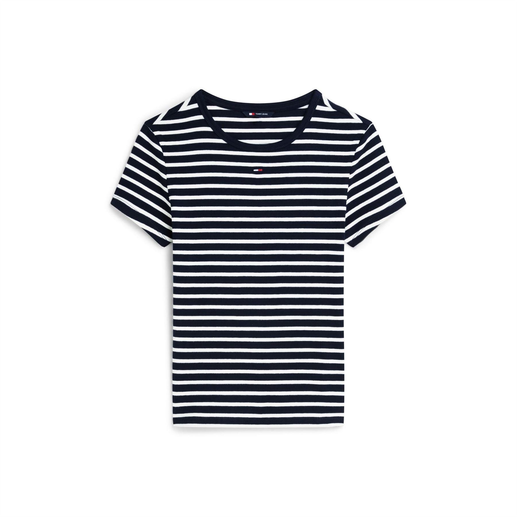 Tommy Jeans Slim Essential Rib Short Sleeve T-Shirt