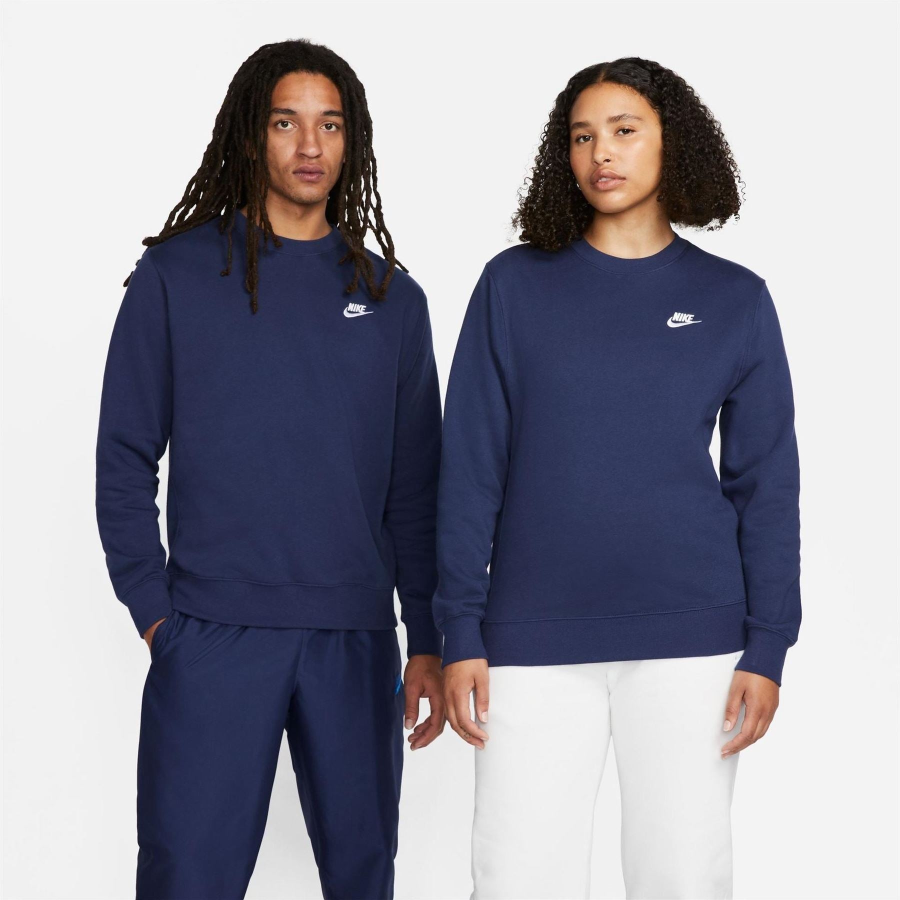 Nike Wordmark Crew Neck Long Sleeve Sweatshirt