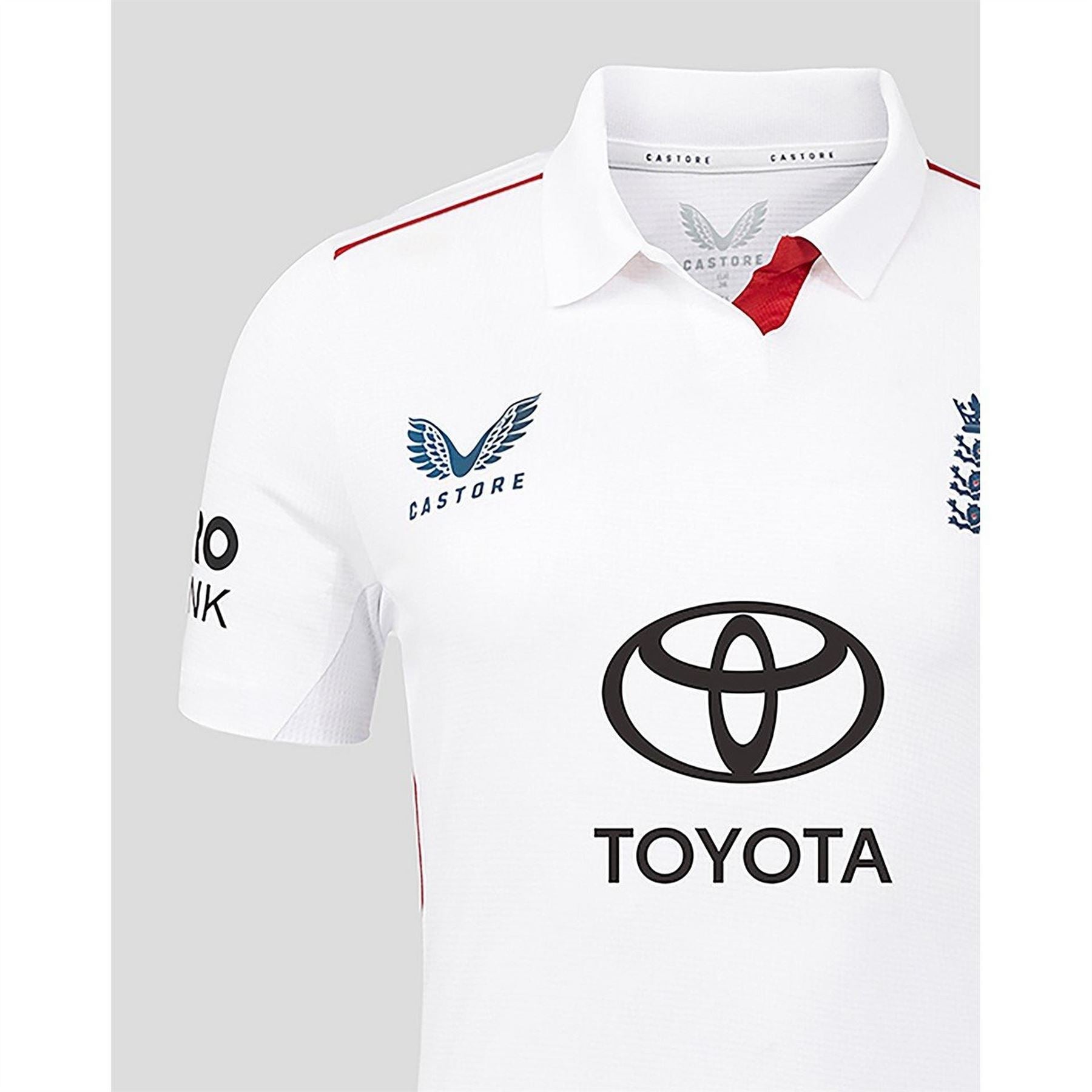 Castore 26 27 England Cricket Test Shirt