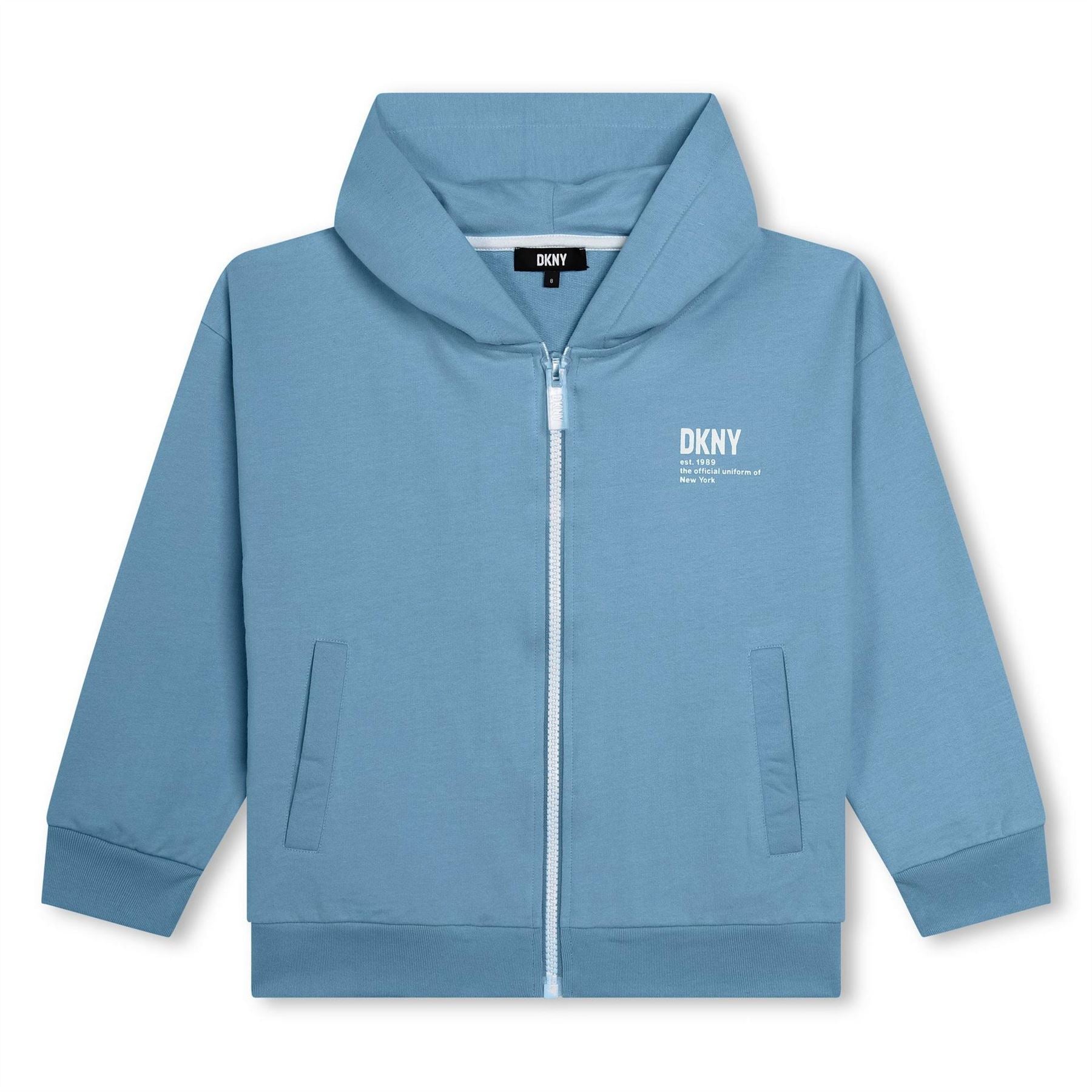 DKNY Hooded Zip Sweatshirt Jacket