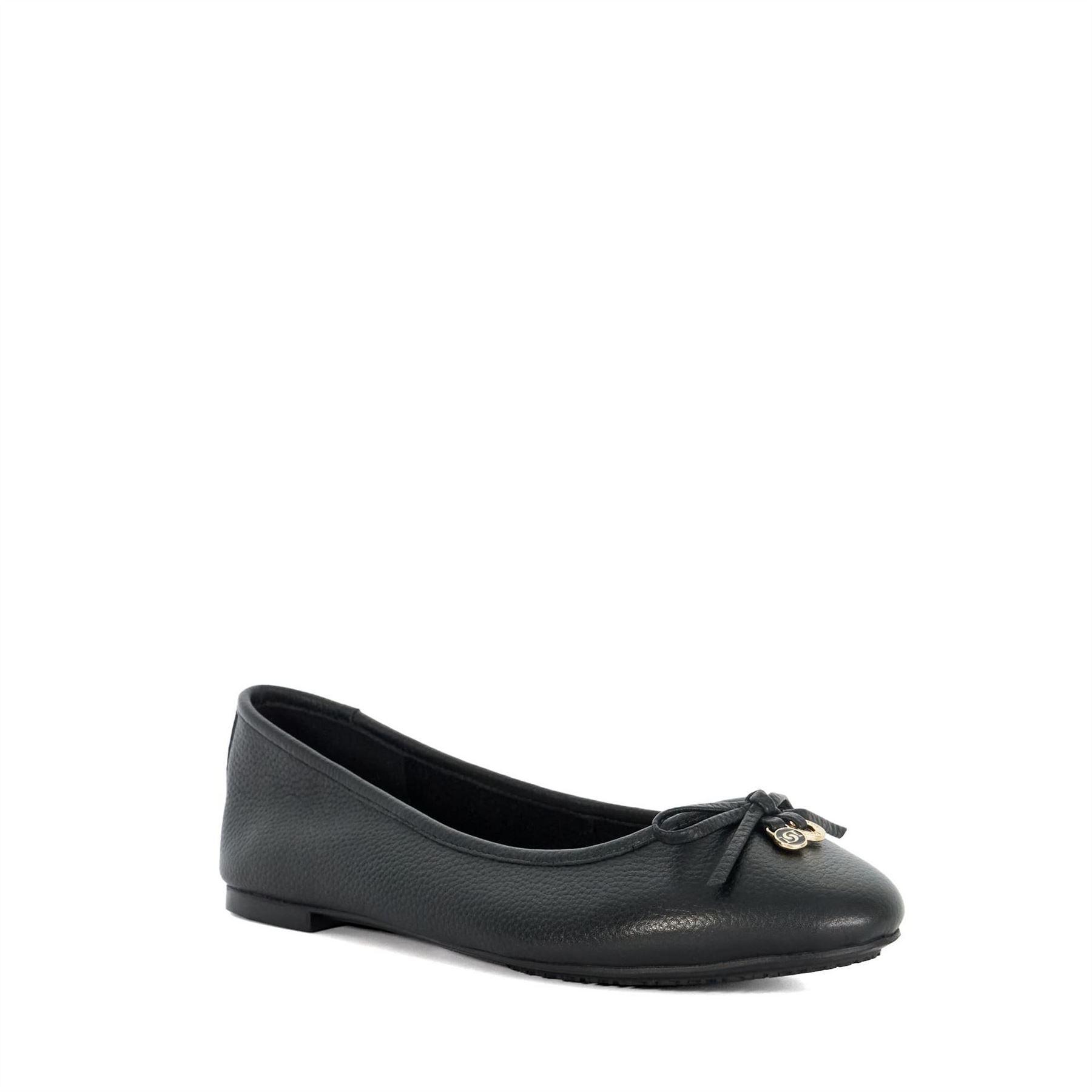 Dune London Bow Embellished Ballet Flats Pumps