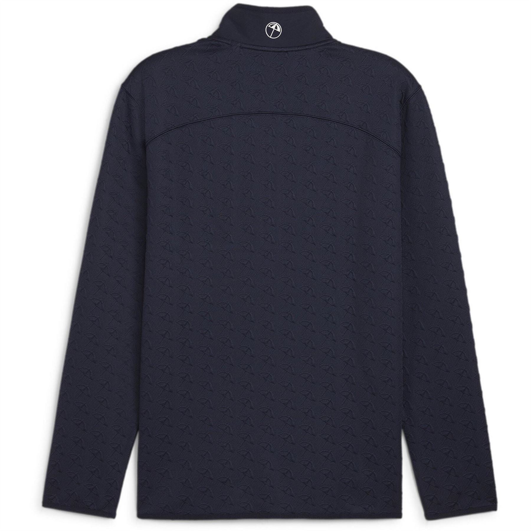 Puma Jac Quarter Zip Long Sleeve Performance Polo Shirt