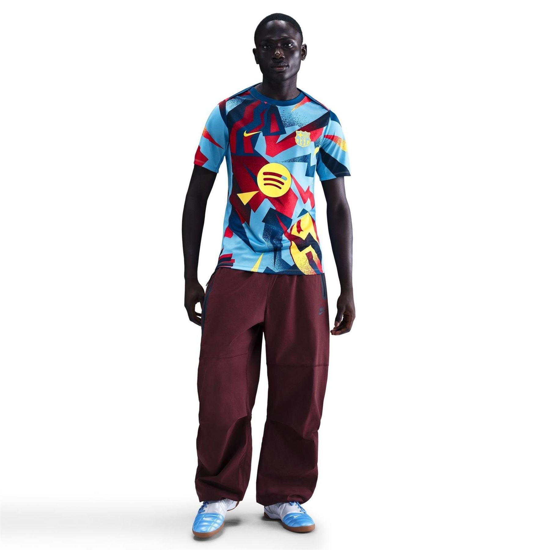 Nike Mens Barcelona Fourth Pre Match Shirt 25 26
