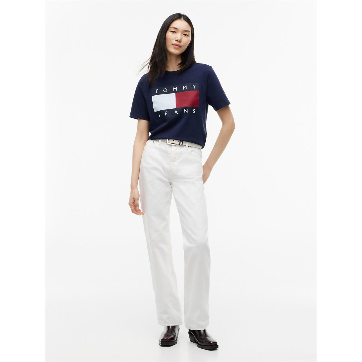 Tommy Jeans Tjw Bxy Flag Ss T Ld71
