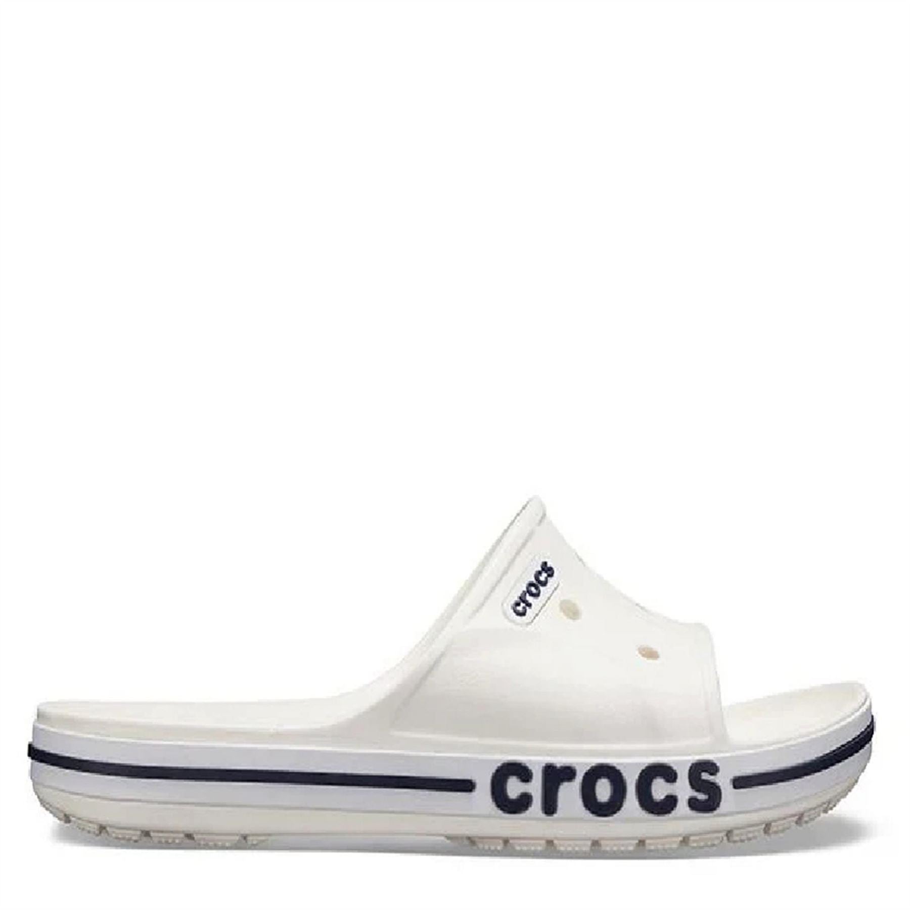 Crocs Bayaband Slip On Wordmark Slides