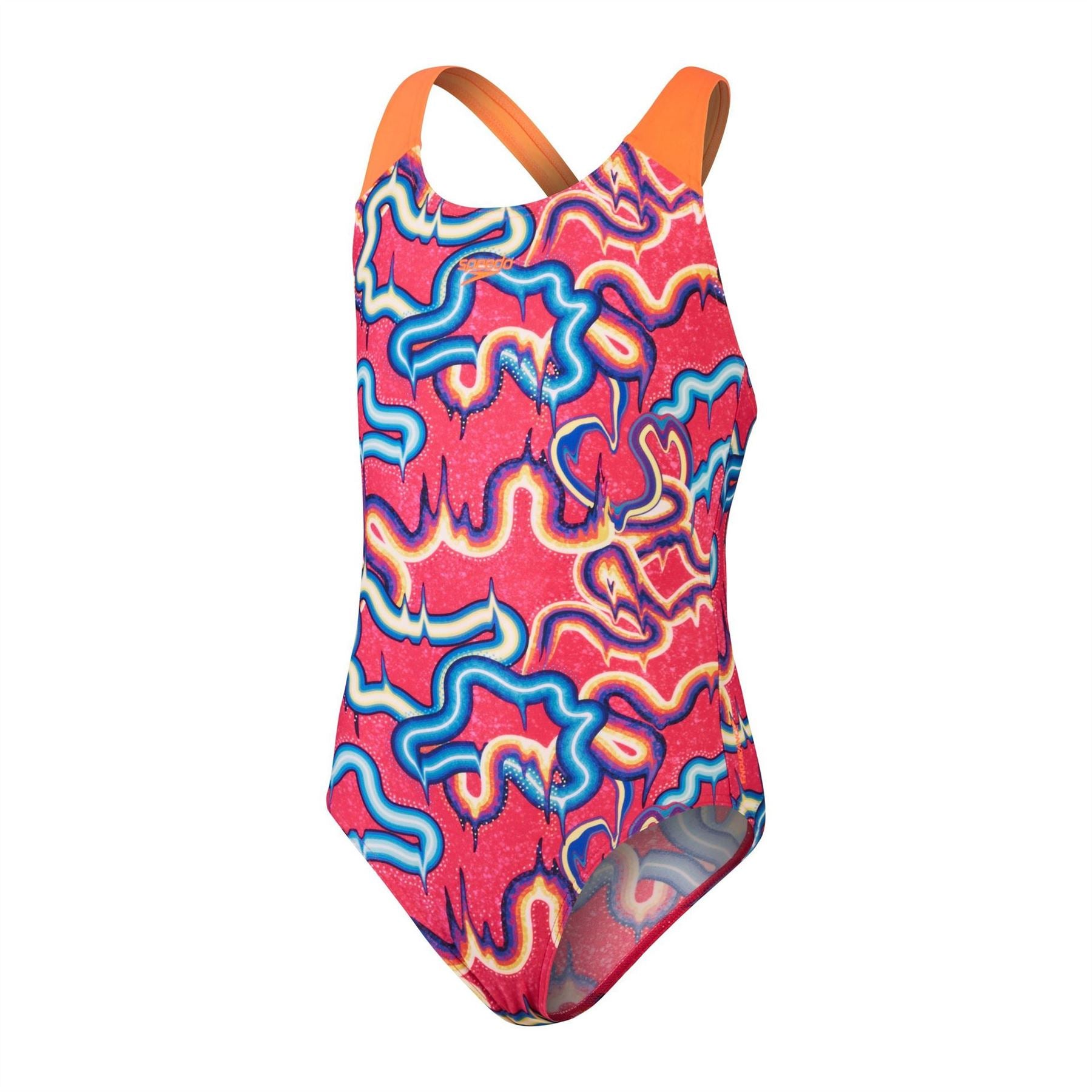 Speedo Digital Allover Abstract Patterned Swimsuit