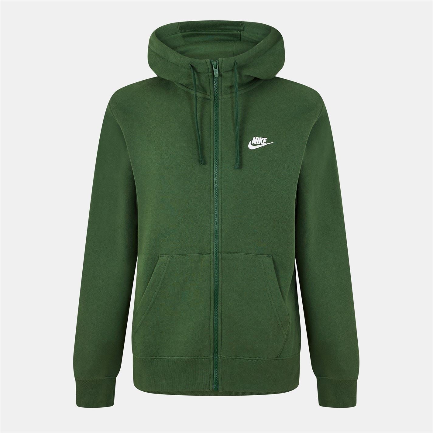 Nike Mens Sportswear Club Fleece Full Zip Hoodie