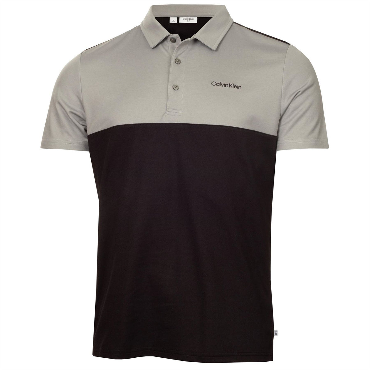 Calvin Klein Golf Embroidered Collared Neck Short Sleeve Polo Shirt