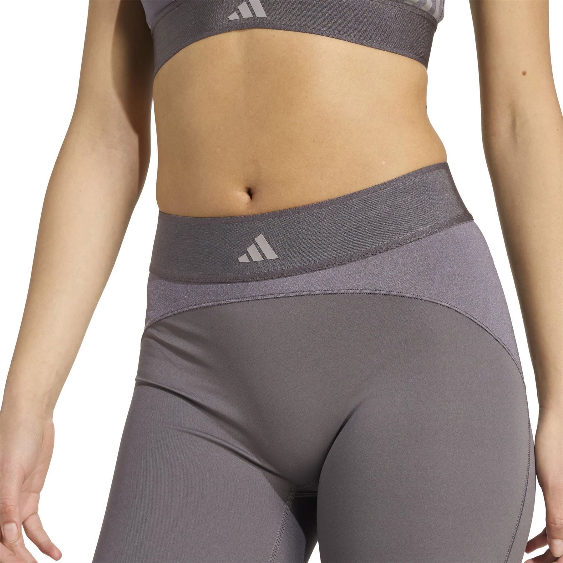 adidas Hyperglam Shine Three Stripes Shapewear Leggings