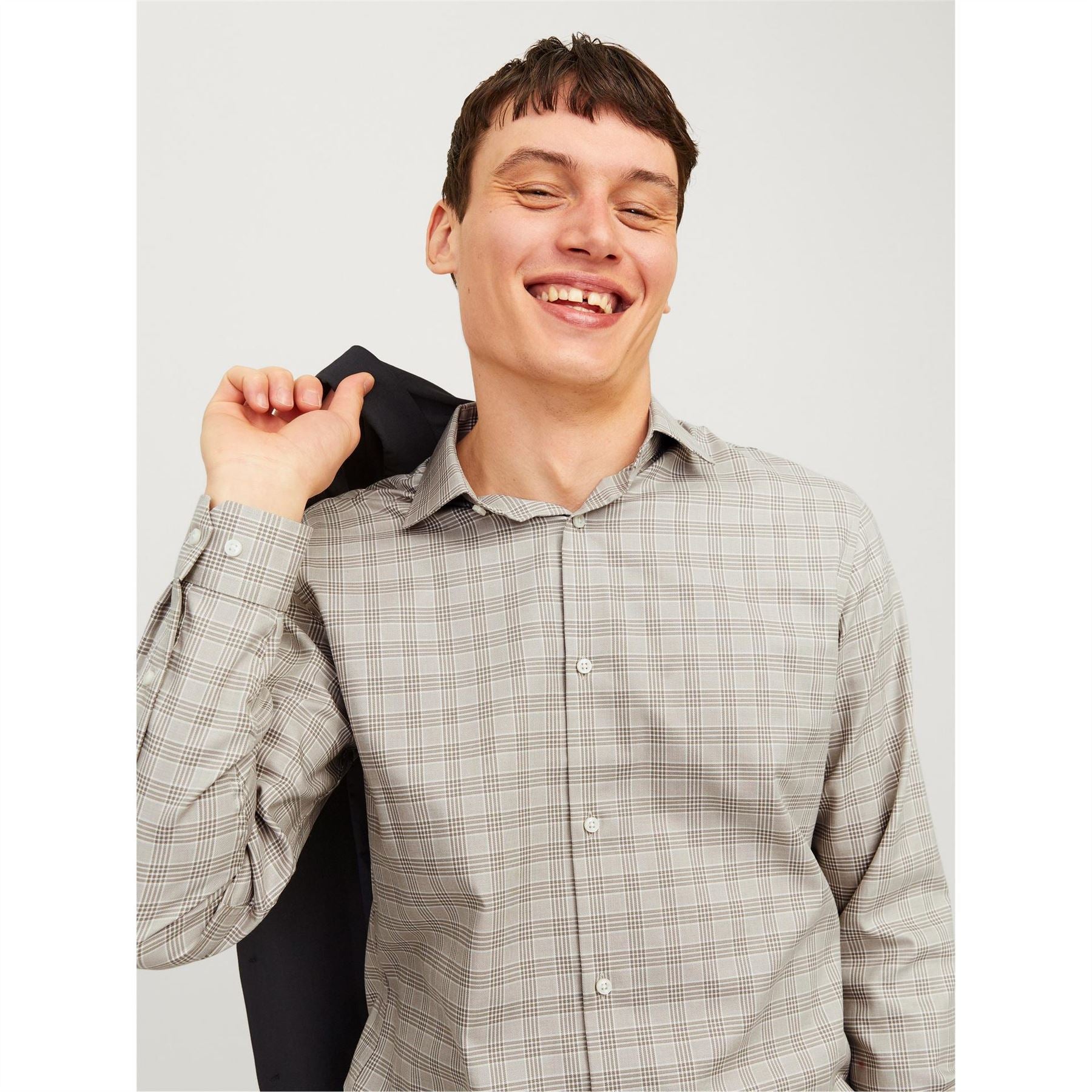 Jack and Jones Parker Regular Fit Long Sleeve Cuff Shirt