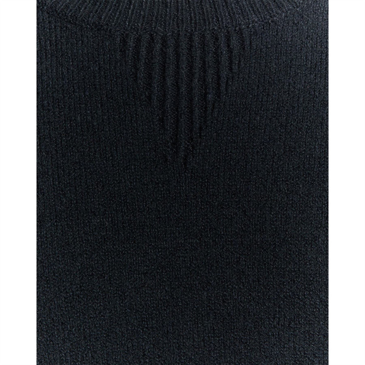 Lyle and Scott Crew Neck Ribbed Collar Long Sleeve Sweater
