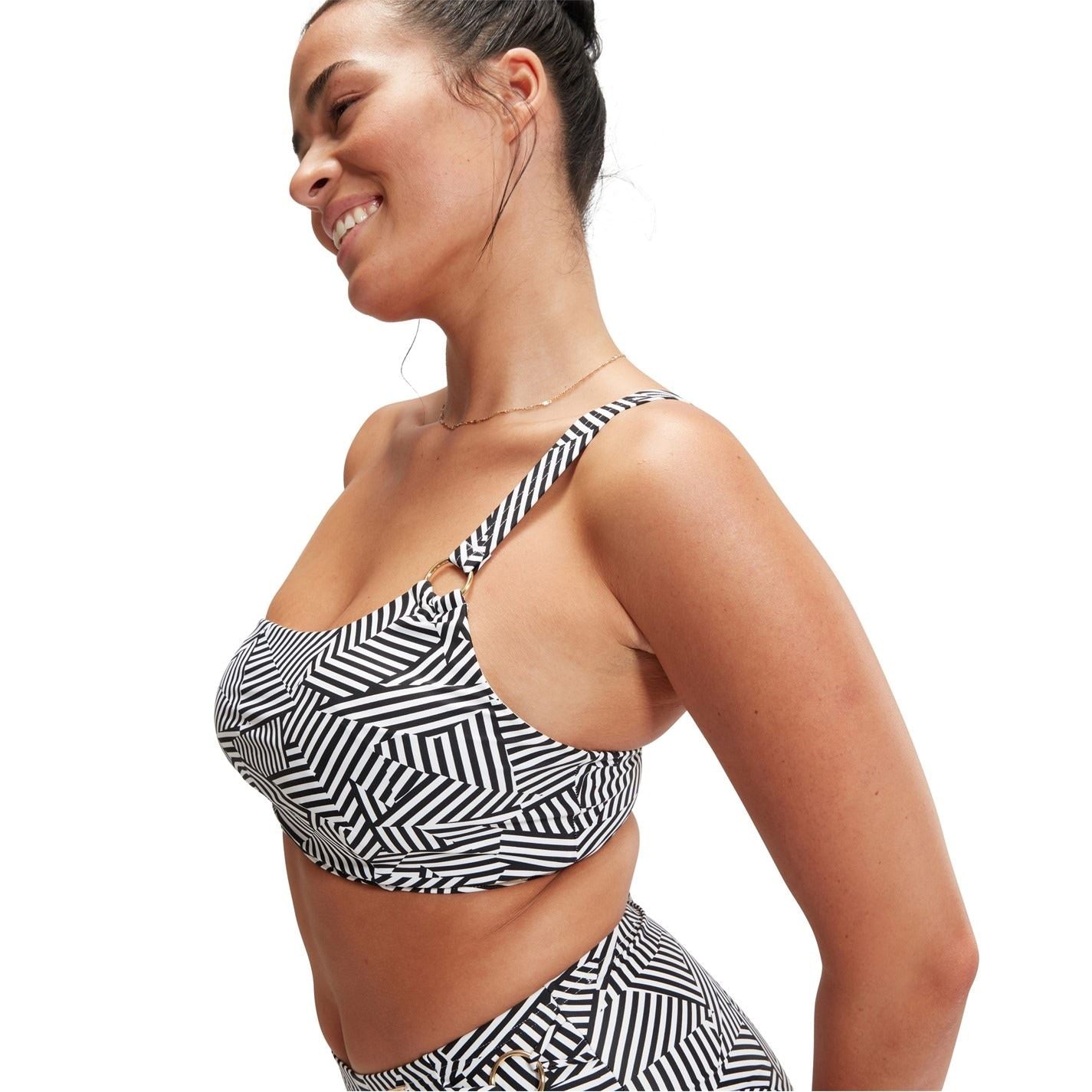 Speedo Geometric Bikini Top