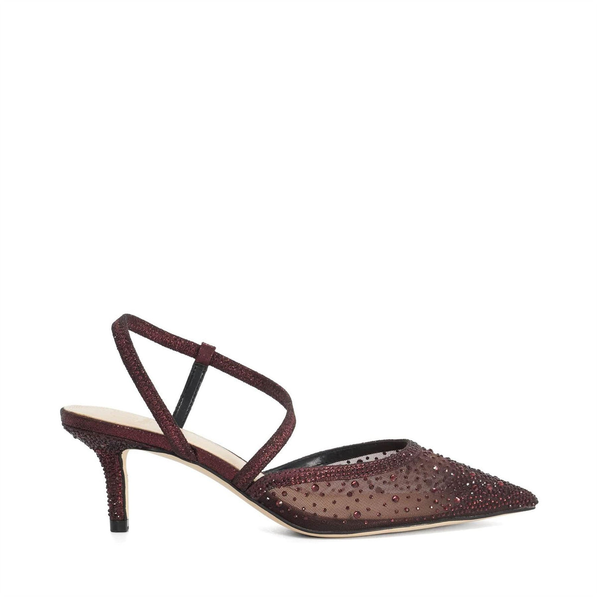 Dune London Chasing Ld61 Textured Metallic Slingback Pumps