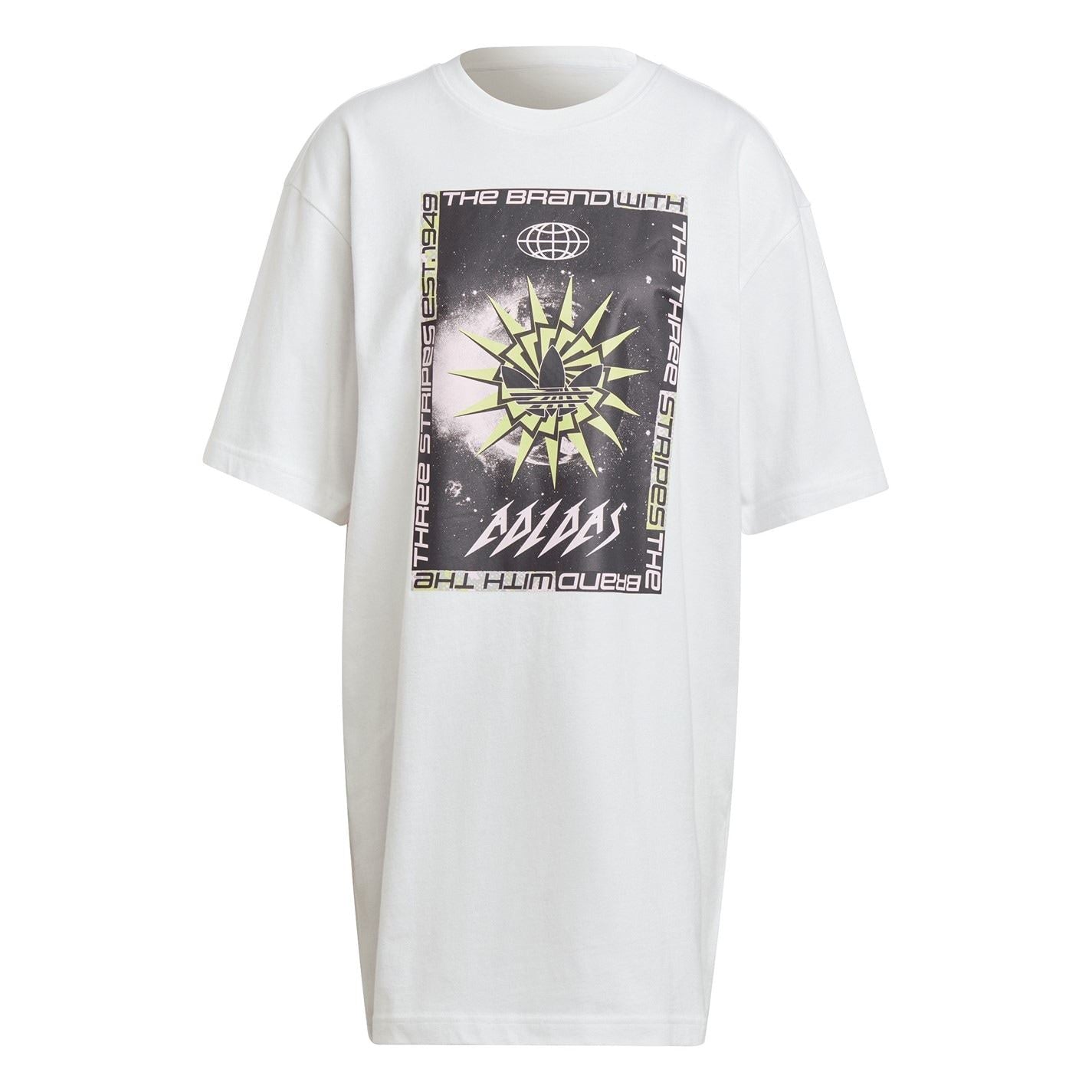 adidas Originals Crew Neck Mini T-Shirt Dress