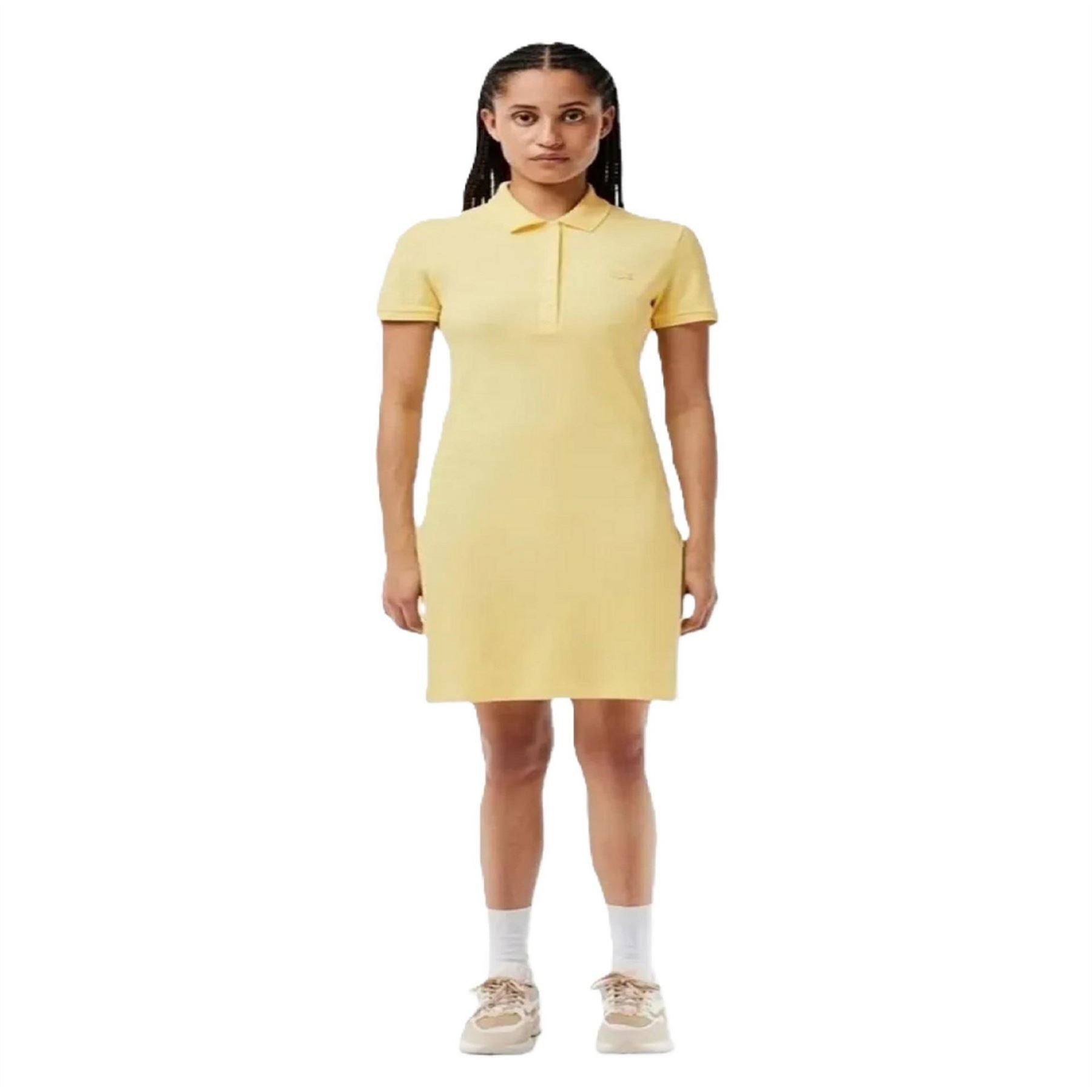 Lacoste Ef5473 Collared Neck Knee Length T-Shirt Dress