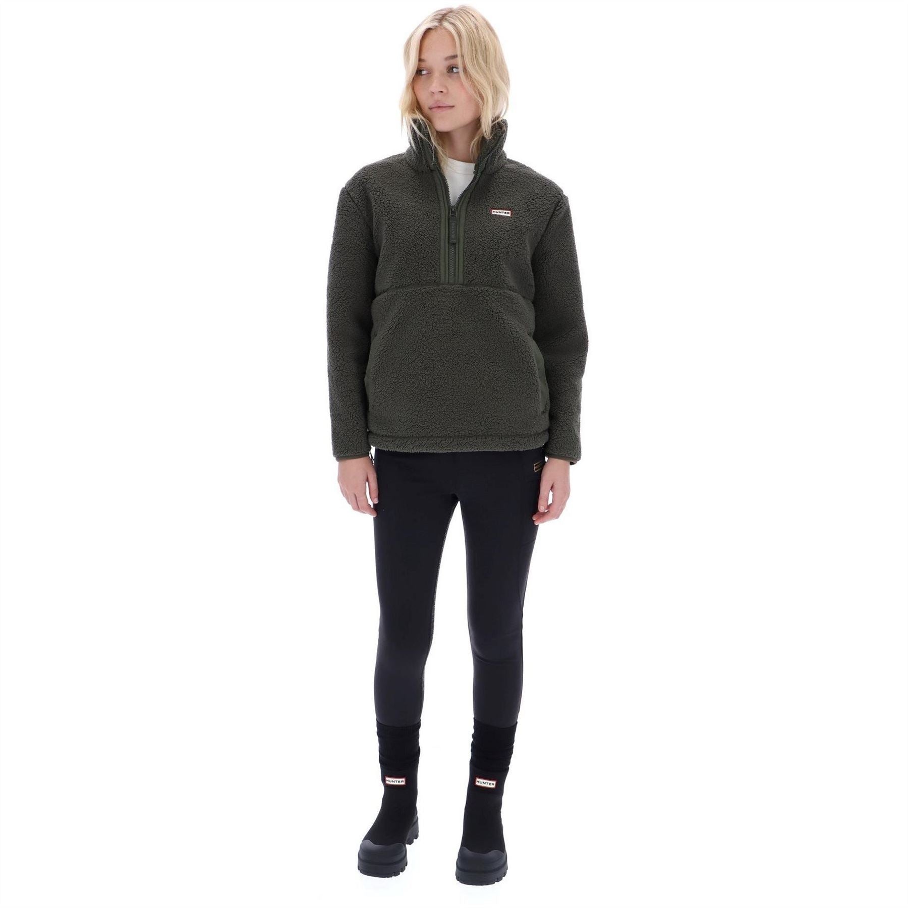 Hunter Borg Funnel Neck Long Sleeve Sweatshirt
