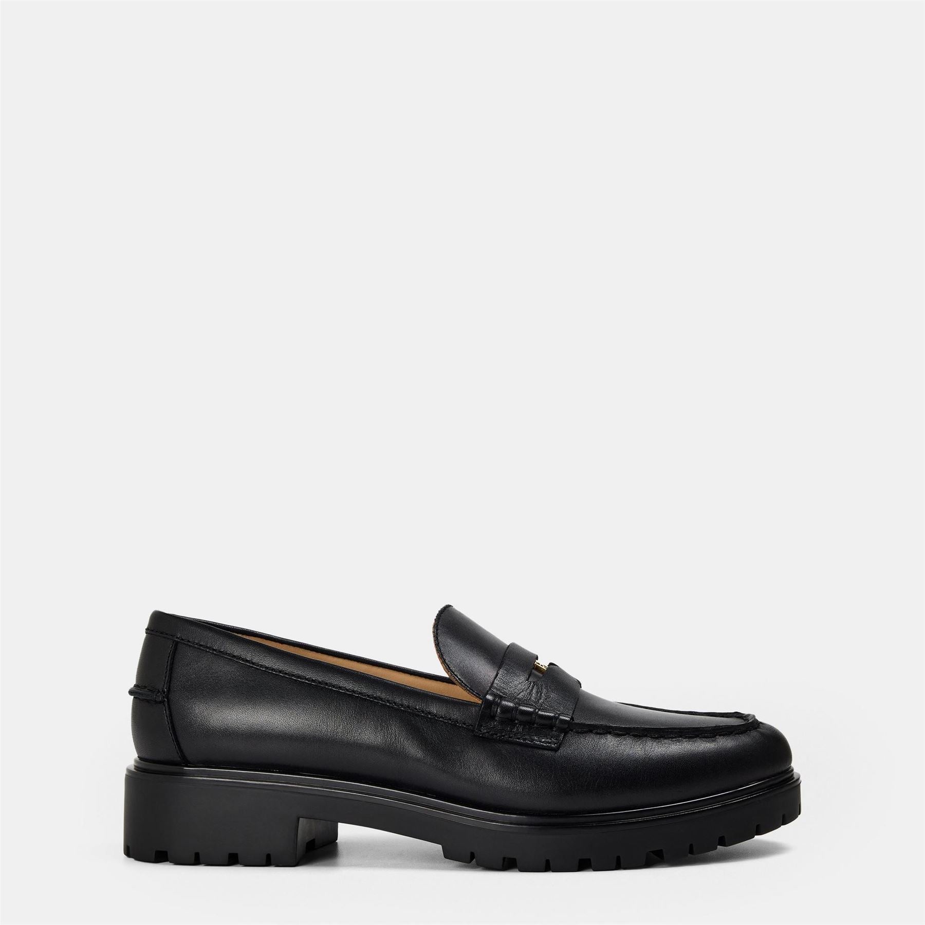 Lauren by Ralph Lauren Marli Penny Loafers Chunky Heel