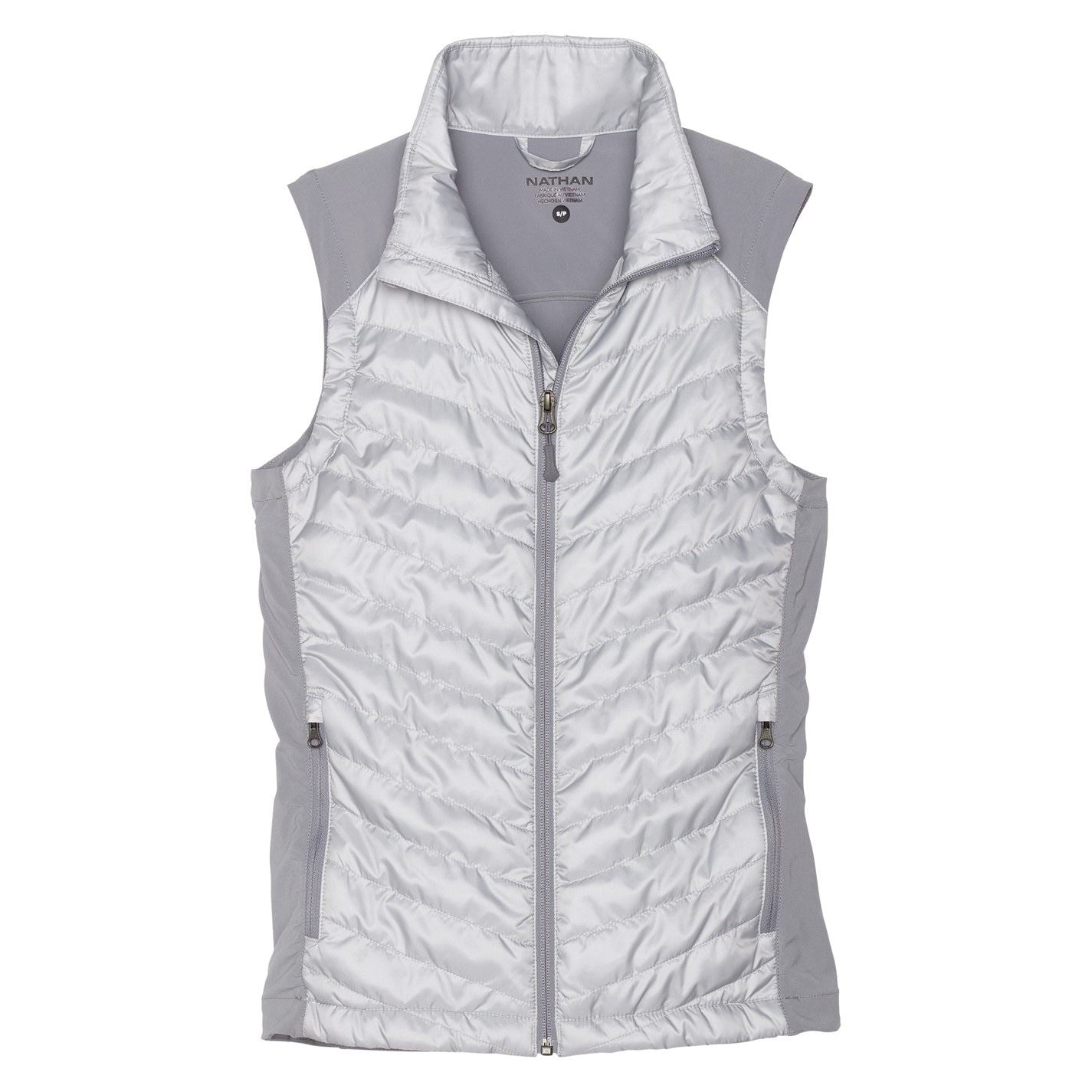 Nathan Solid Patterned Zipped Pocket Hybrid Performance Gilet
