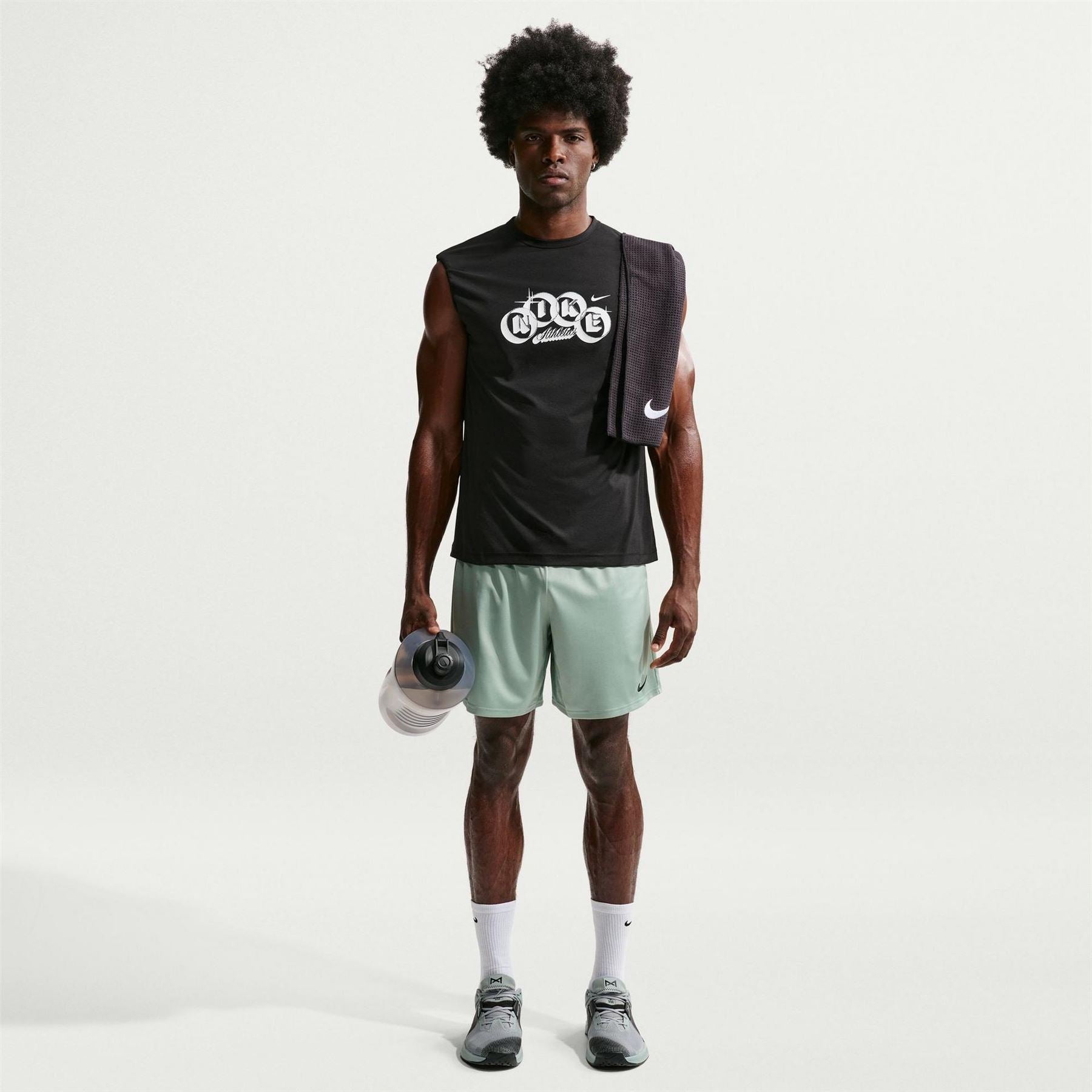 Nike Mens Dri Fit Totality 7 Unlined Knit Fitness Shorts
