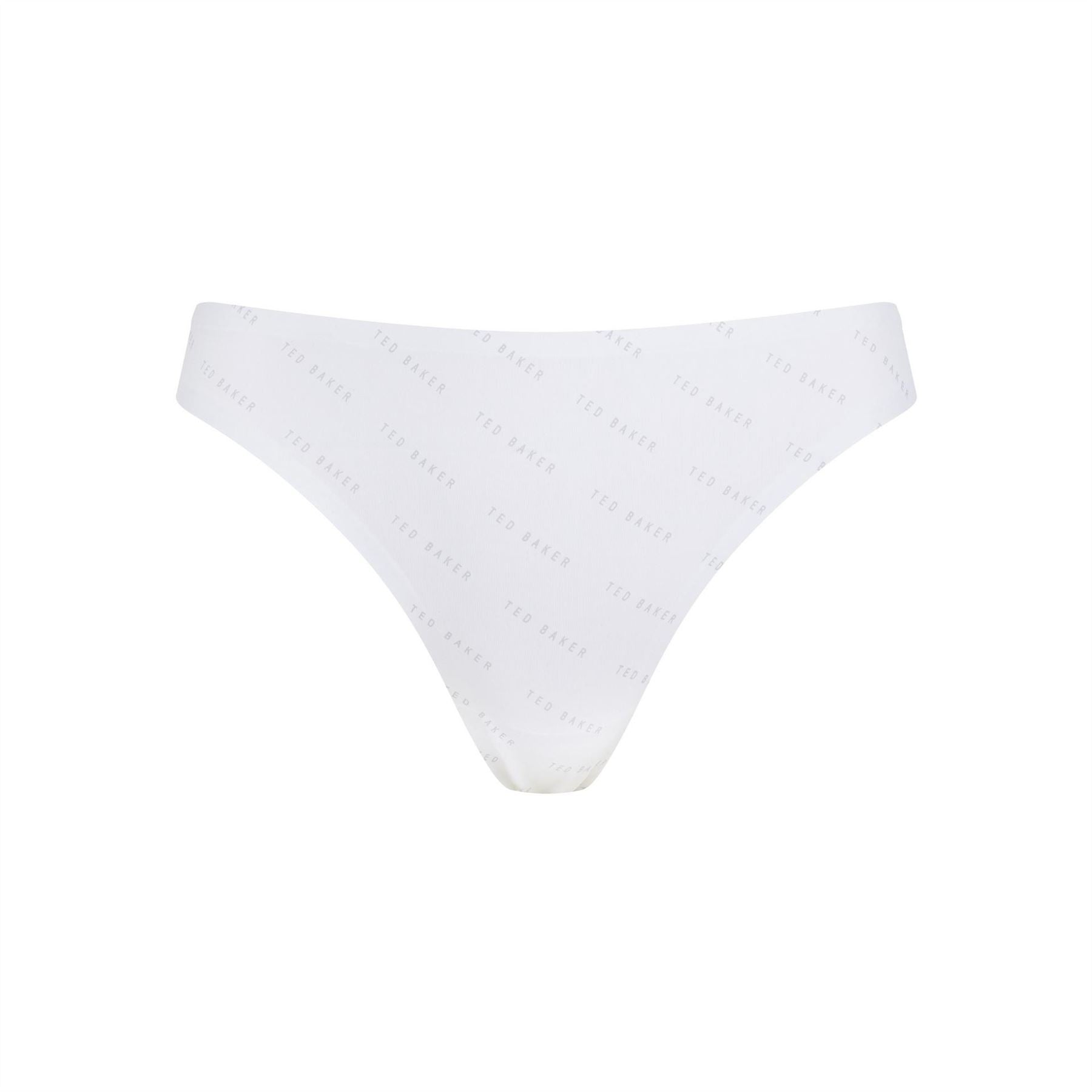Ted Baker 3 Pack All Over Logo Thong