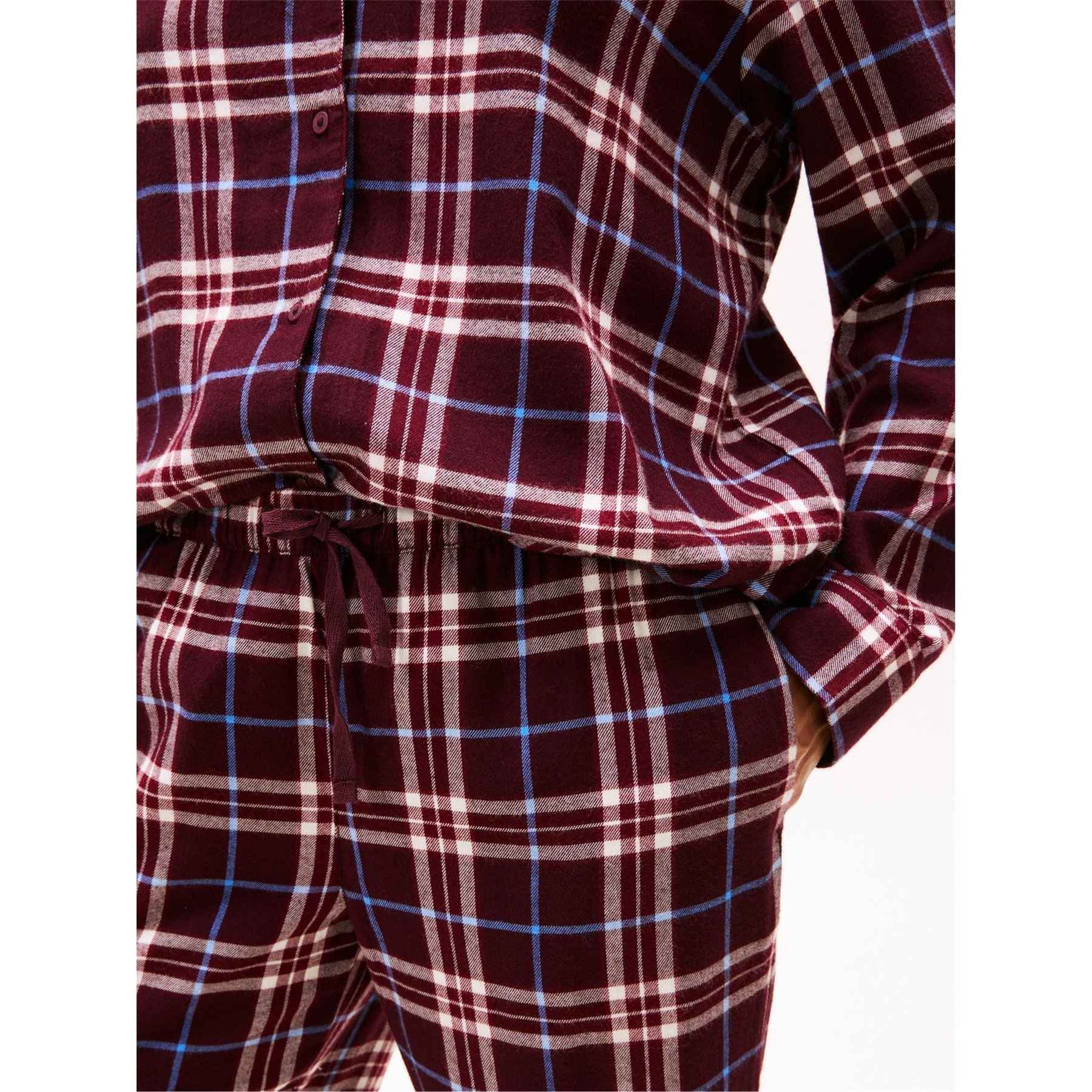 Tommy Hilfiger Flannel Long Sleeve Pyjama Set