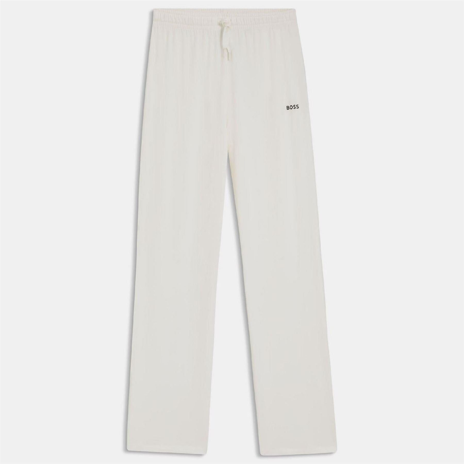 Boss Cotton Pyjama Bottoms With Logo Detail