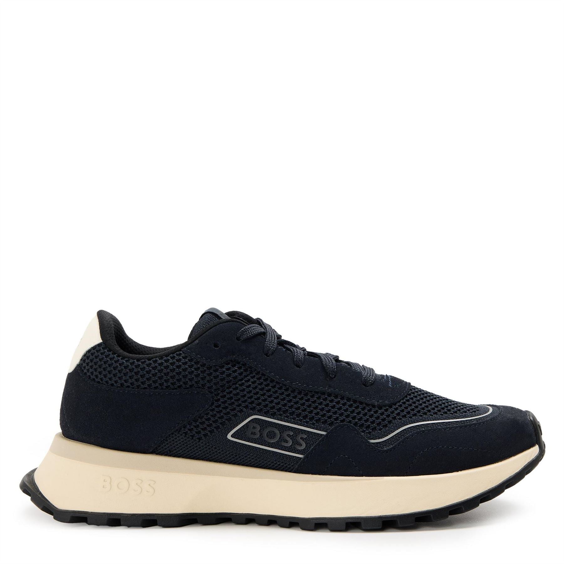 Boss Mens Runn Knsd 10260591 01 Low Top Trainers