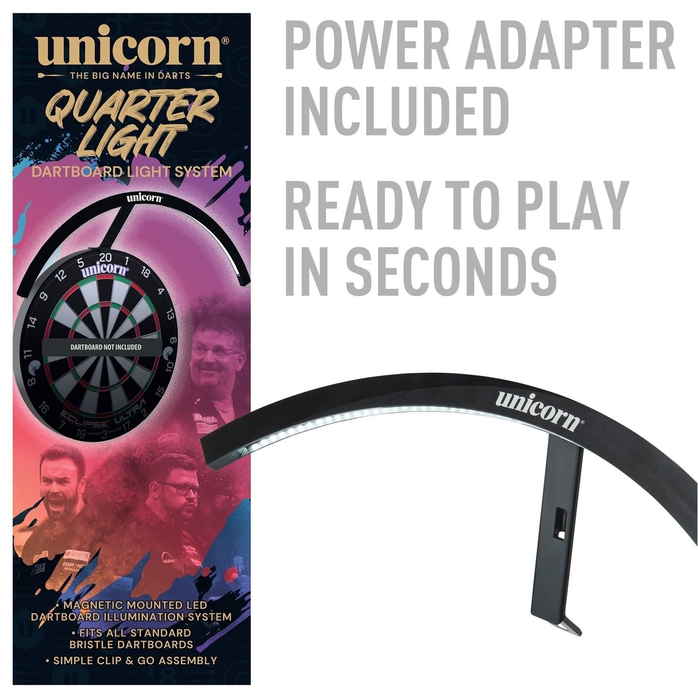 Unicorn Darts Quarter Light Dartboard Lighting System