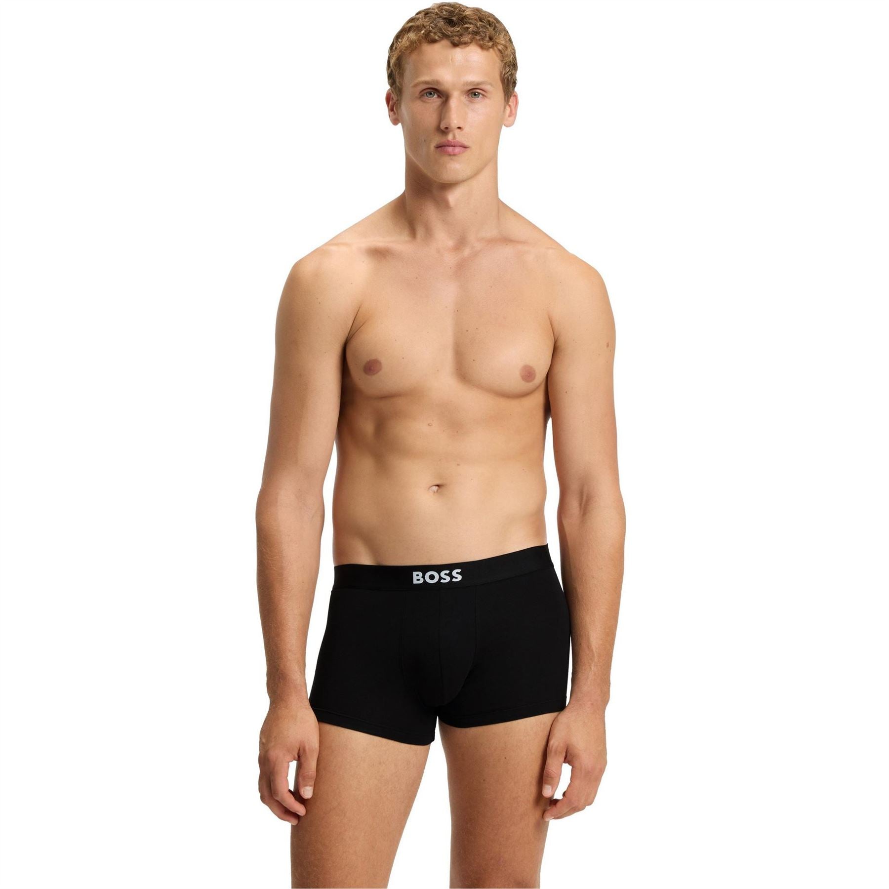 Boss BOSS 3 Pack Boxers with Logo Waistband