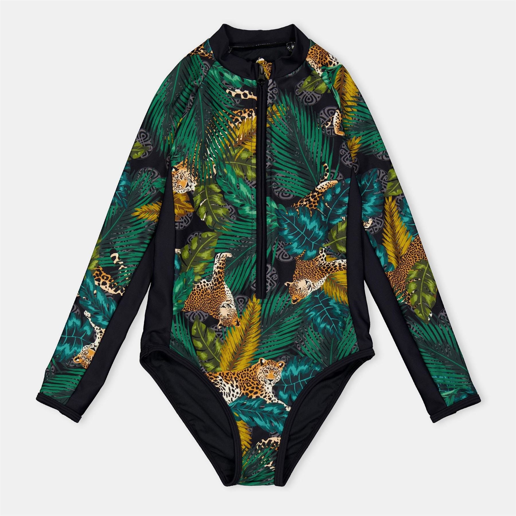 Biba Animal Patterned Rashguard Swimsuit