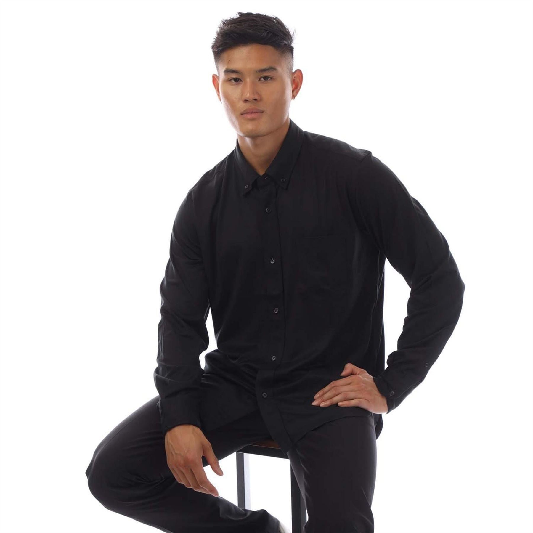 Tom Ford Cotton Blend Button Down Shirt
