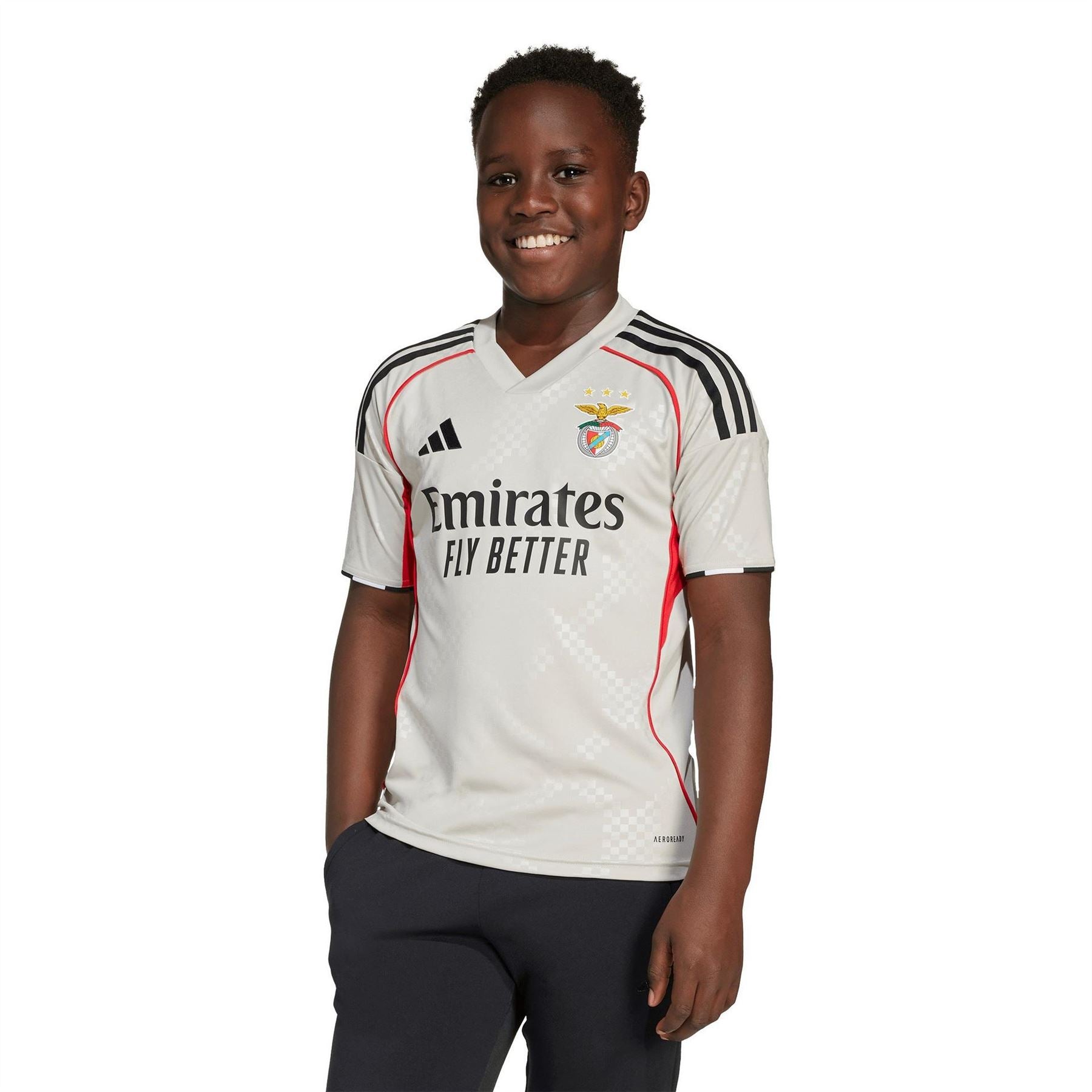 adidas Benfica Away Shirt 2025 2026 Juniors