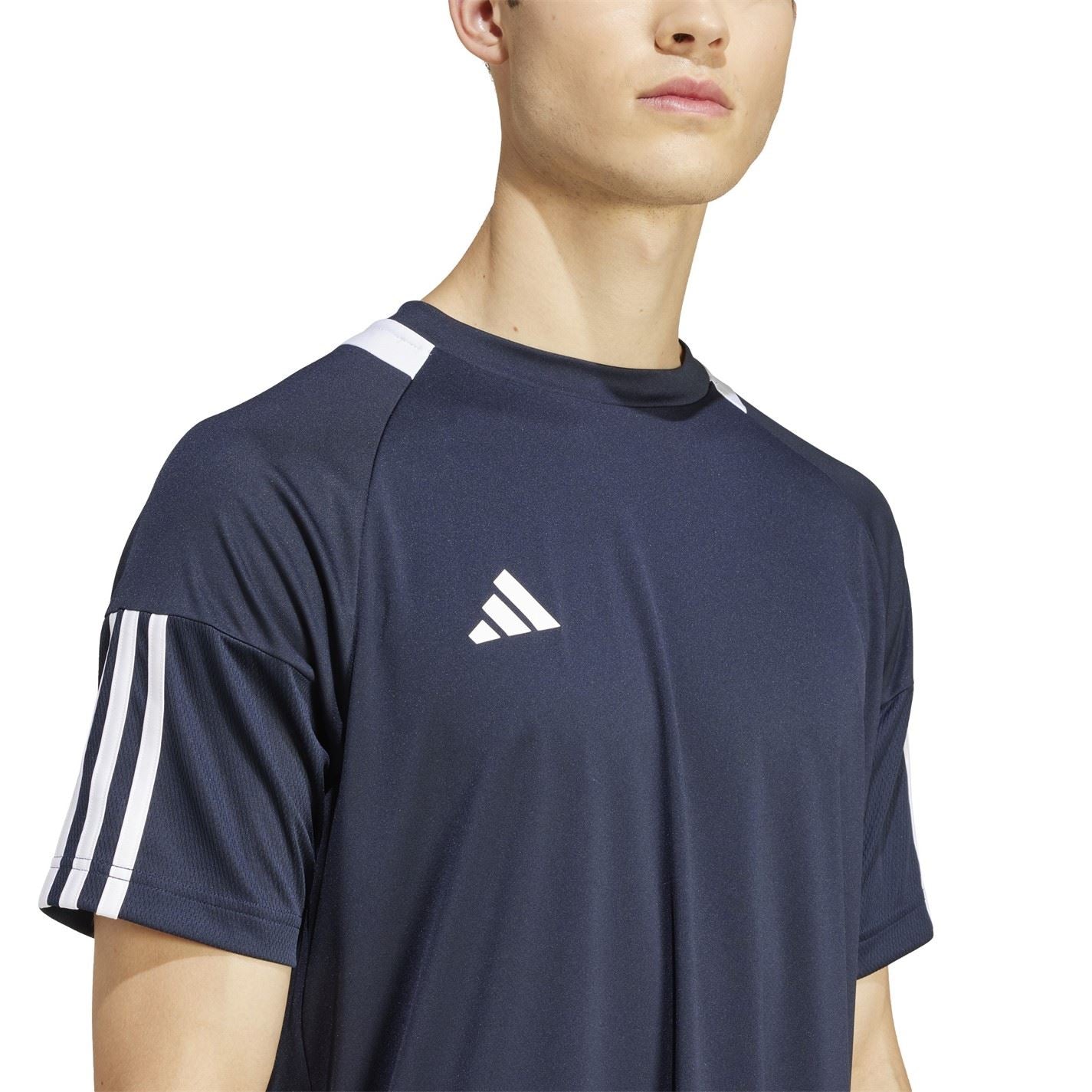 adidas Mens Classic 3 Stripe Sereno T-Shirt