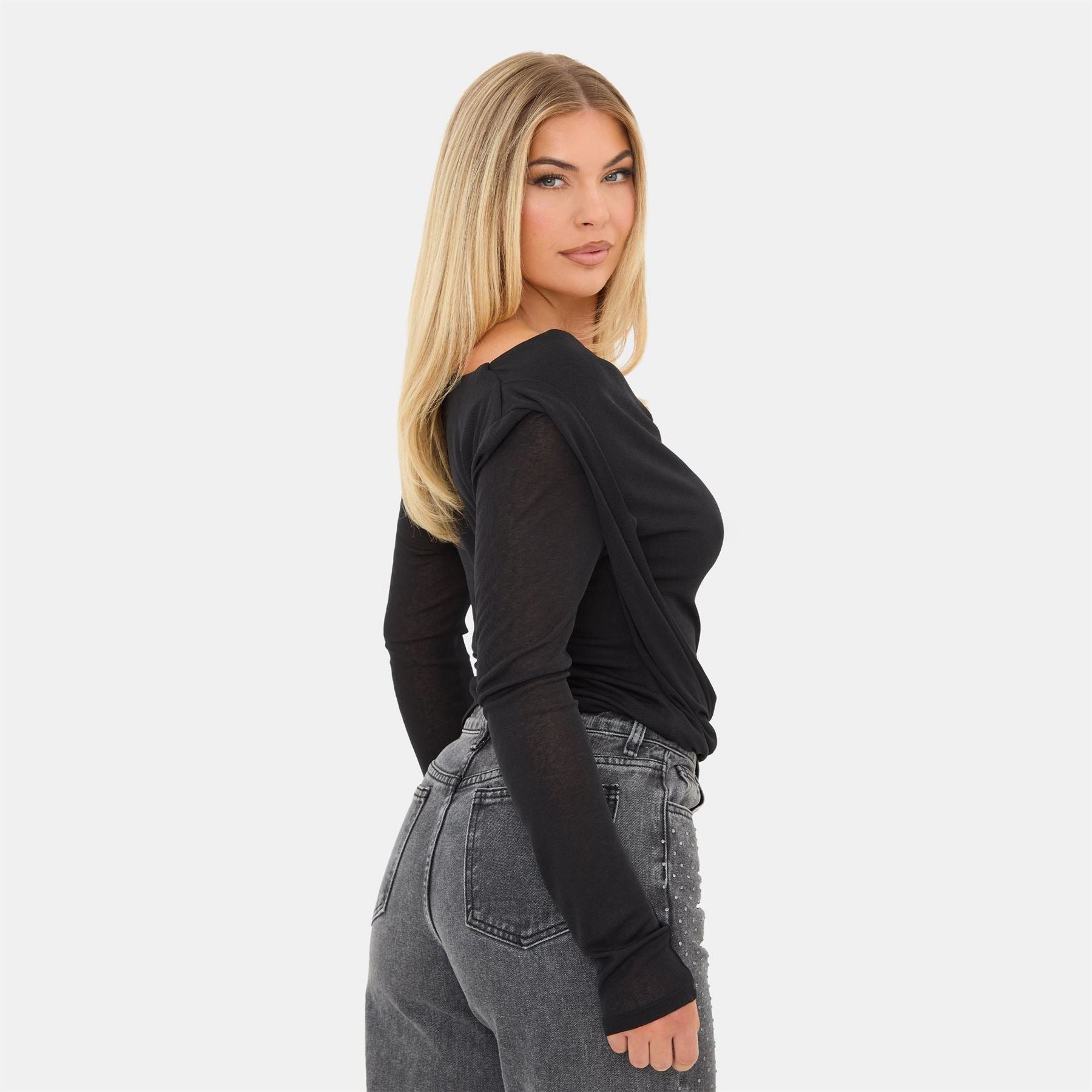 I Saw It First Sleeve Drape Top