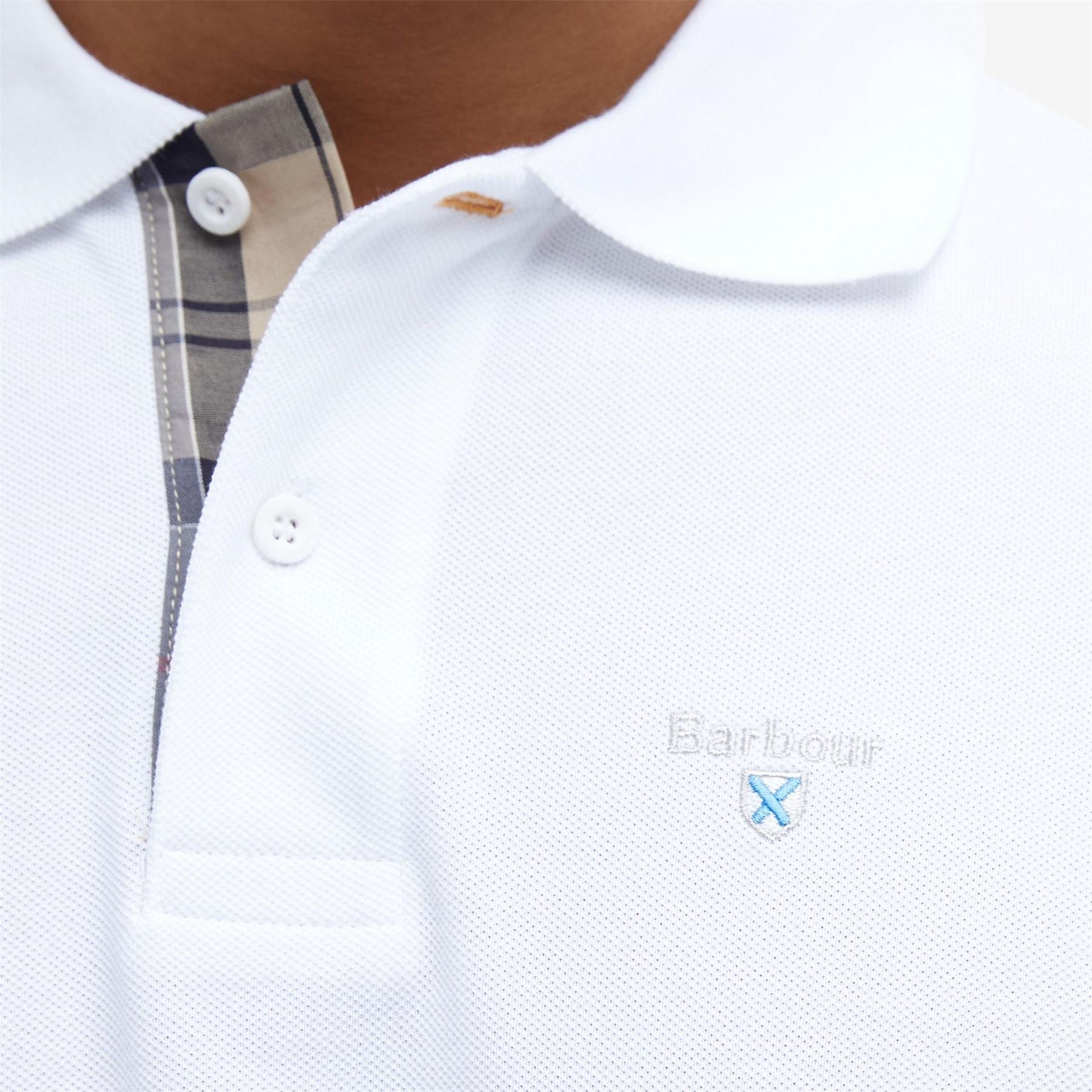 Barbour Tartan Pique Polo Shirt