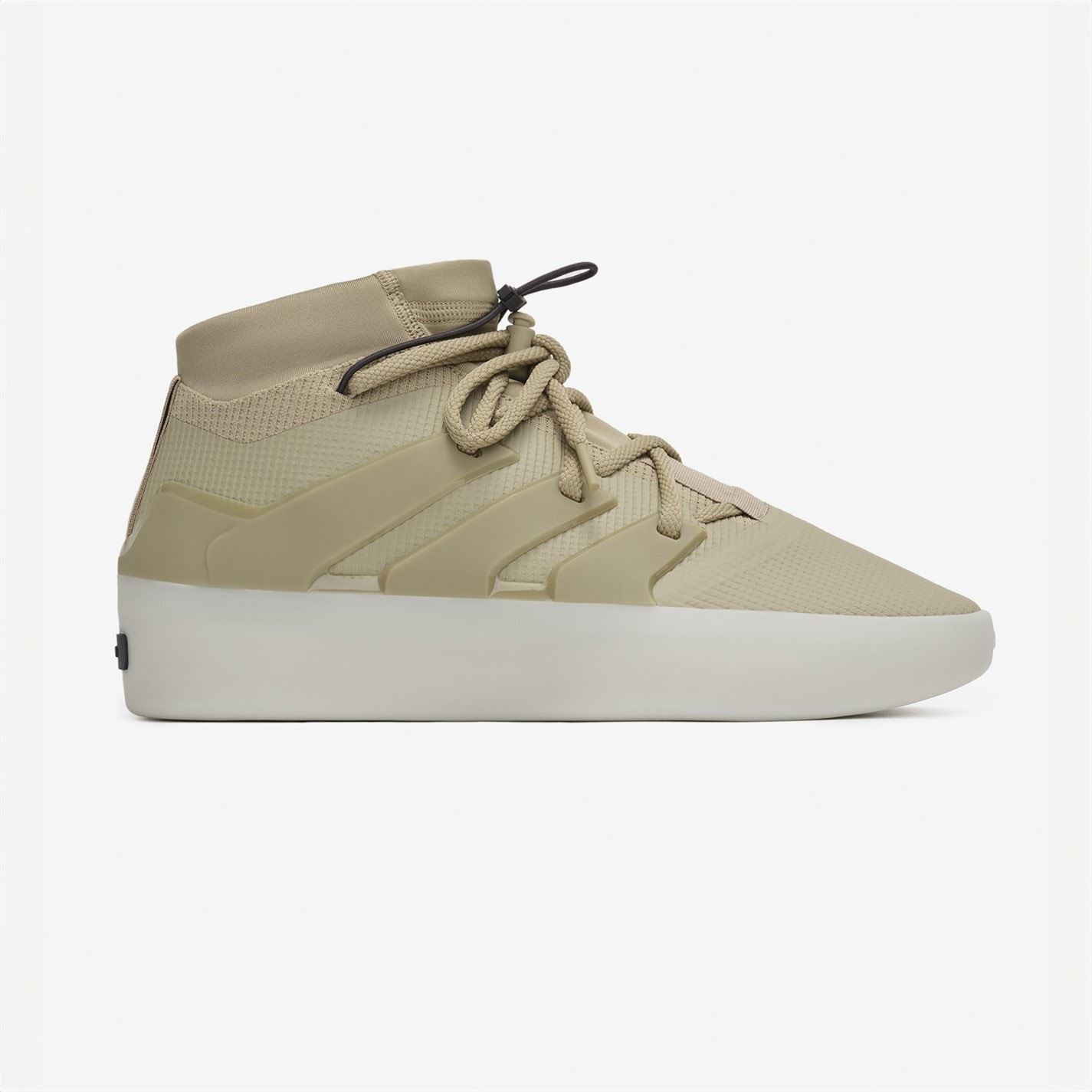 adidas Athlec Mid Top Lace-Up Ribbed Sneakers