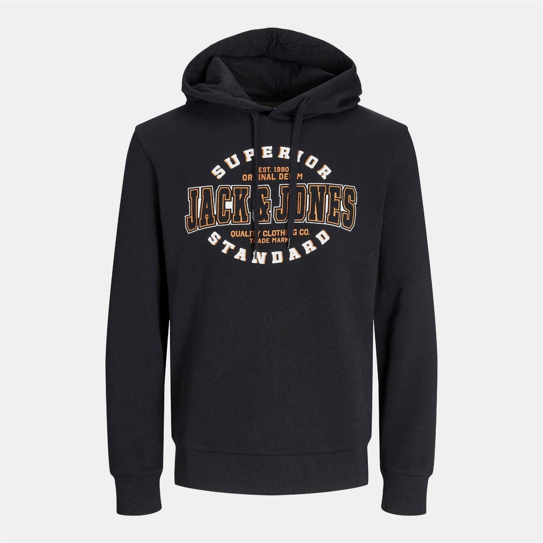 Jack and Jones Plus Size Logo Hoodie