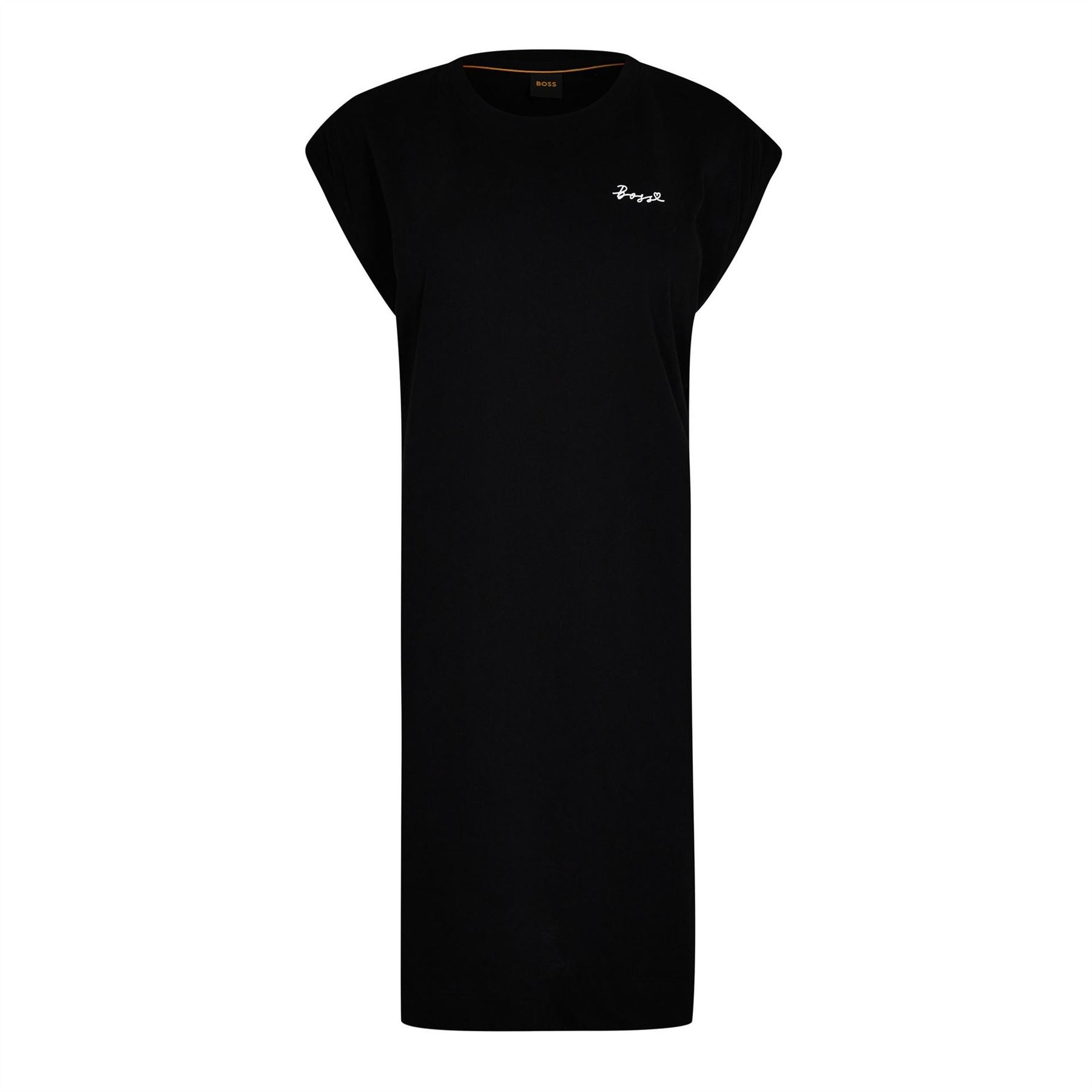 Boss Crew Neck Mini T-Shirt Dress