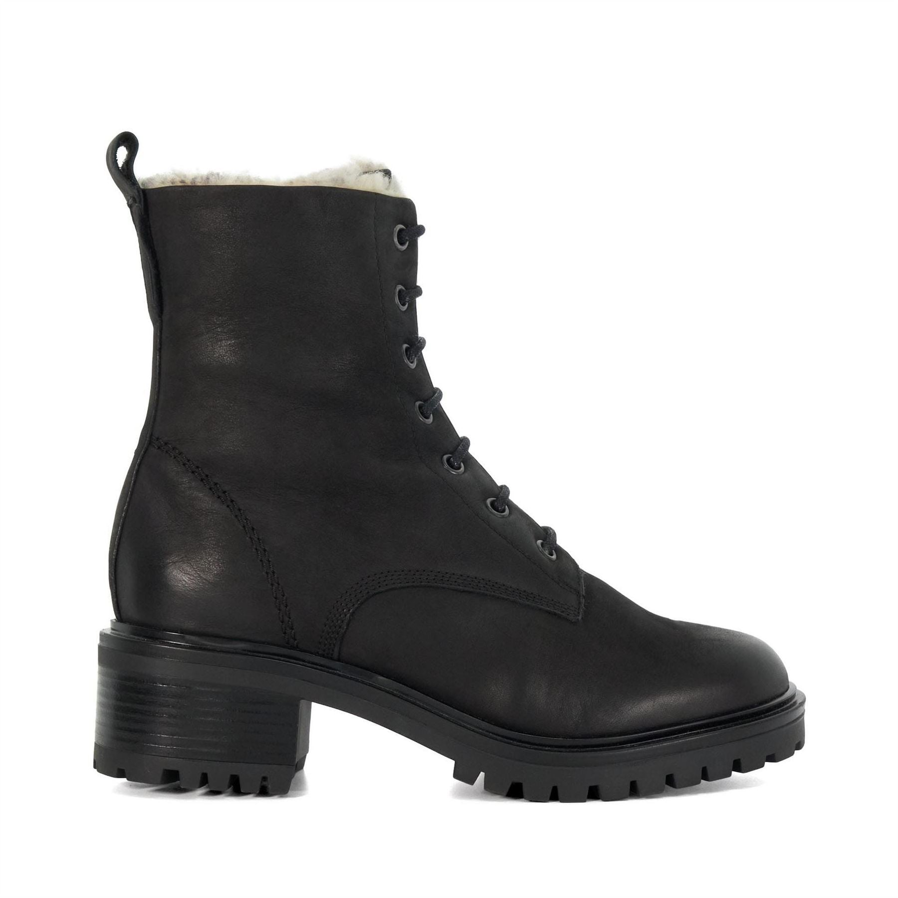 Dune London Chunky Faux Fur Lined Boots