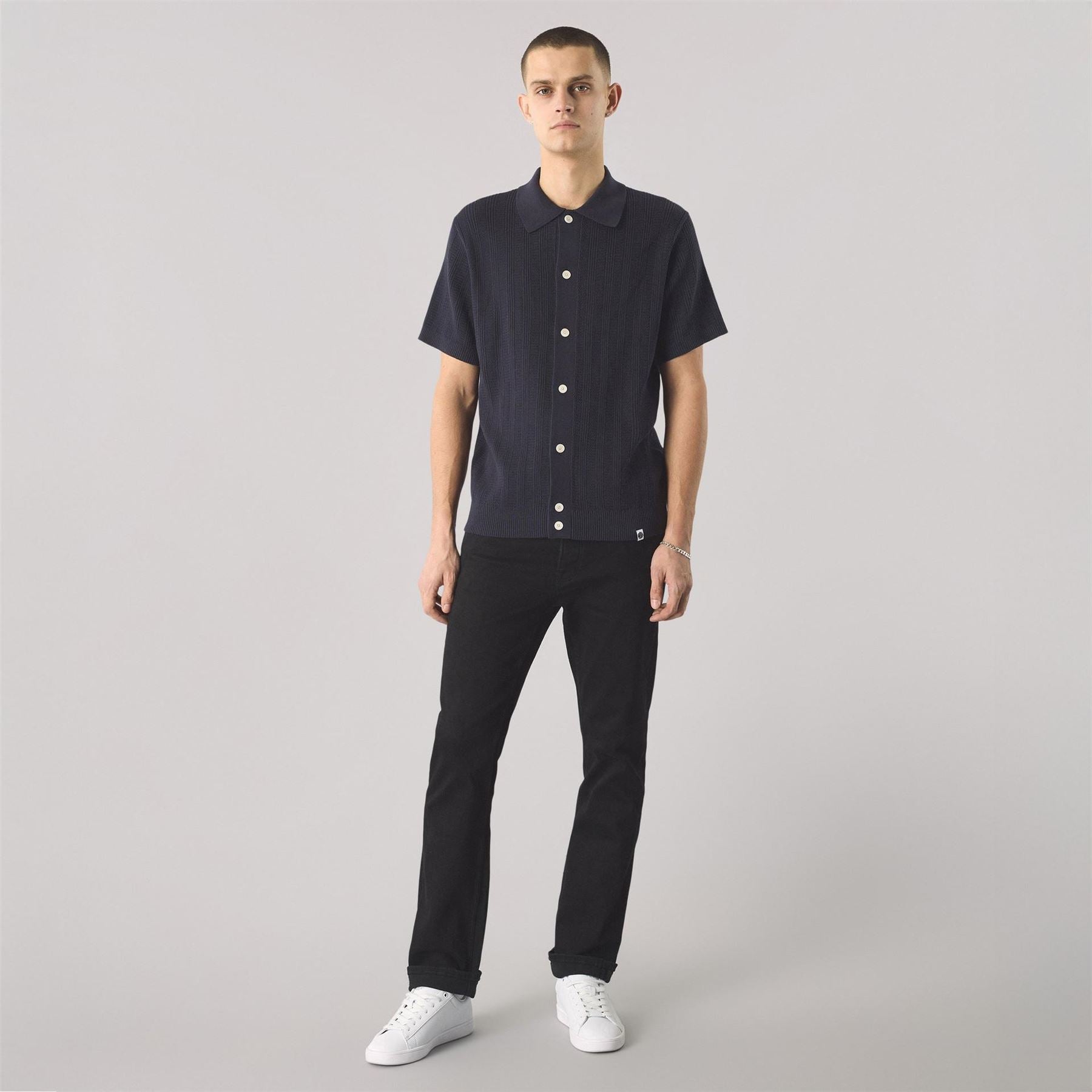 Pretty Green Regular Fit Short Sleeve Shirt