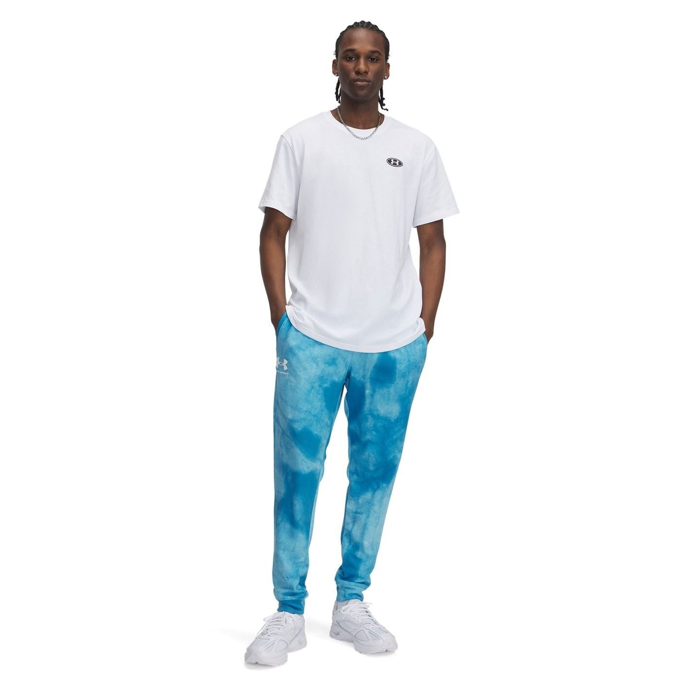 Under Armour Rival Terry Tie Dye Patterned Joggers