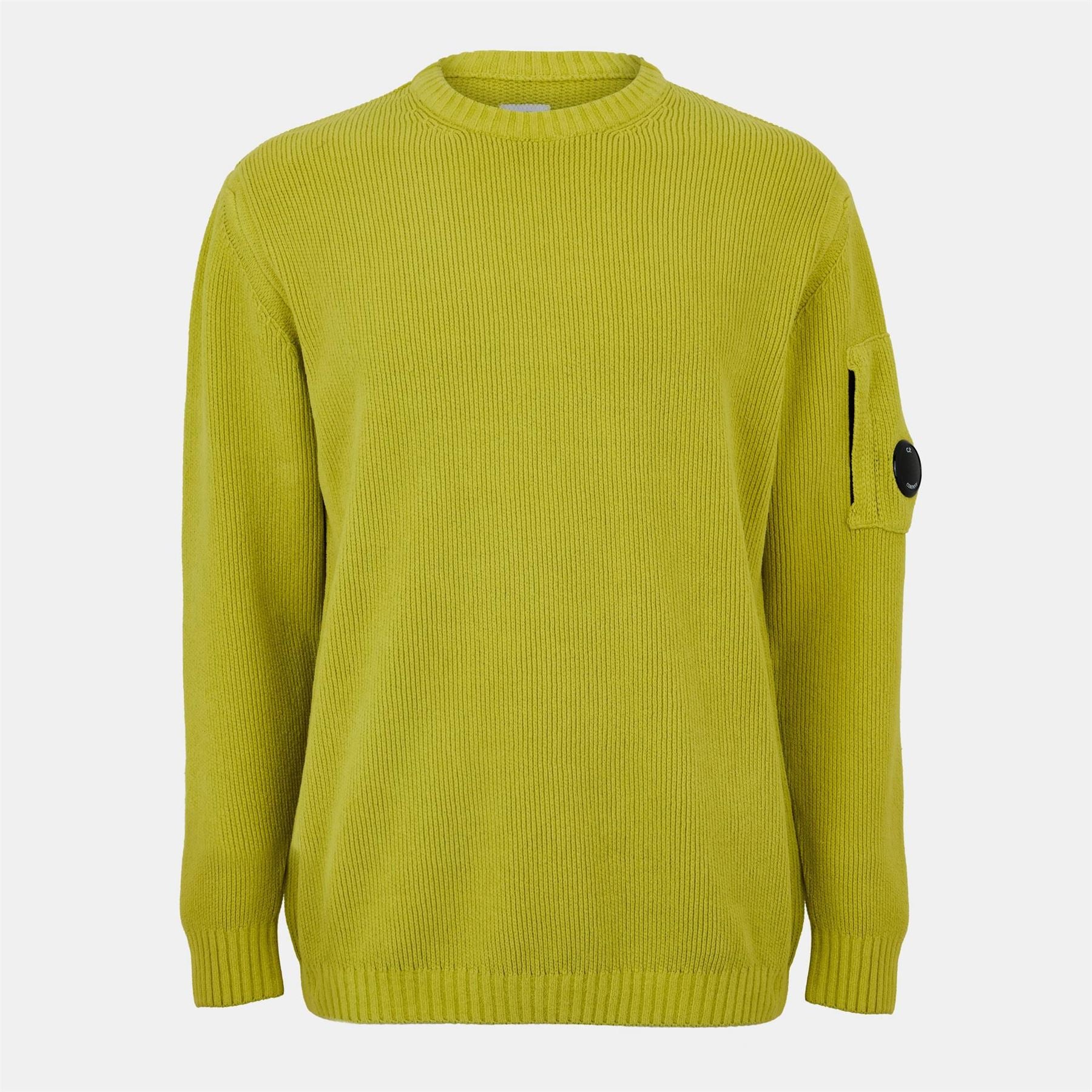 CP Company Chenille Lens Knit Crew Neck Jumper